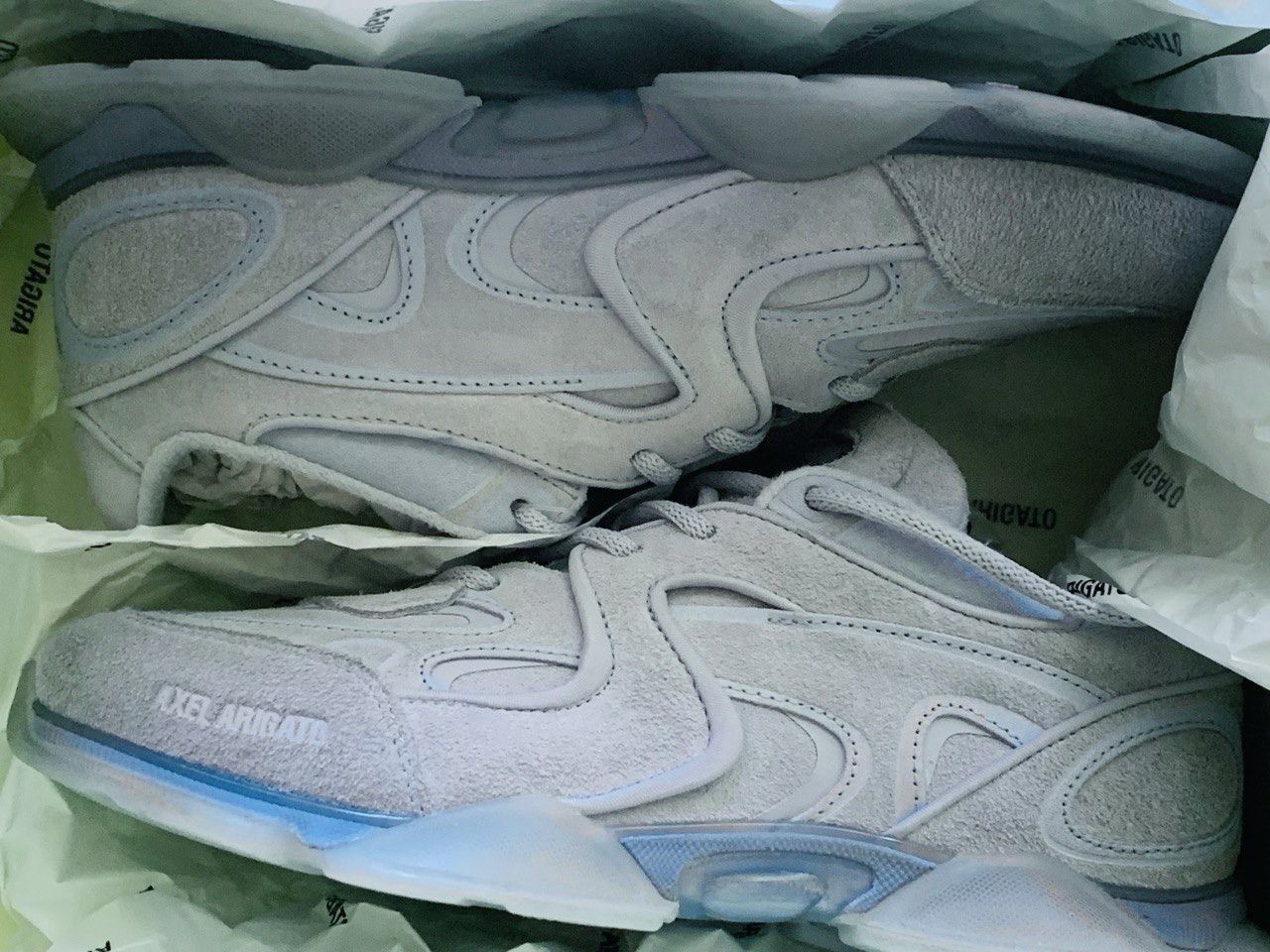 Axel Arigato Axel Arigato - Eris Light Blue Sneakers Size US 8 / EU 41 - 4 Thumbnail