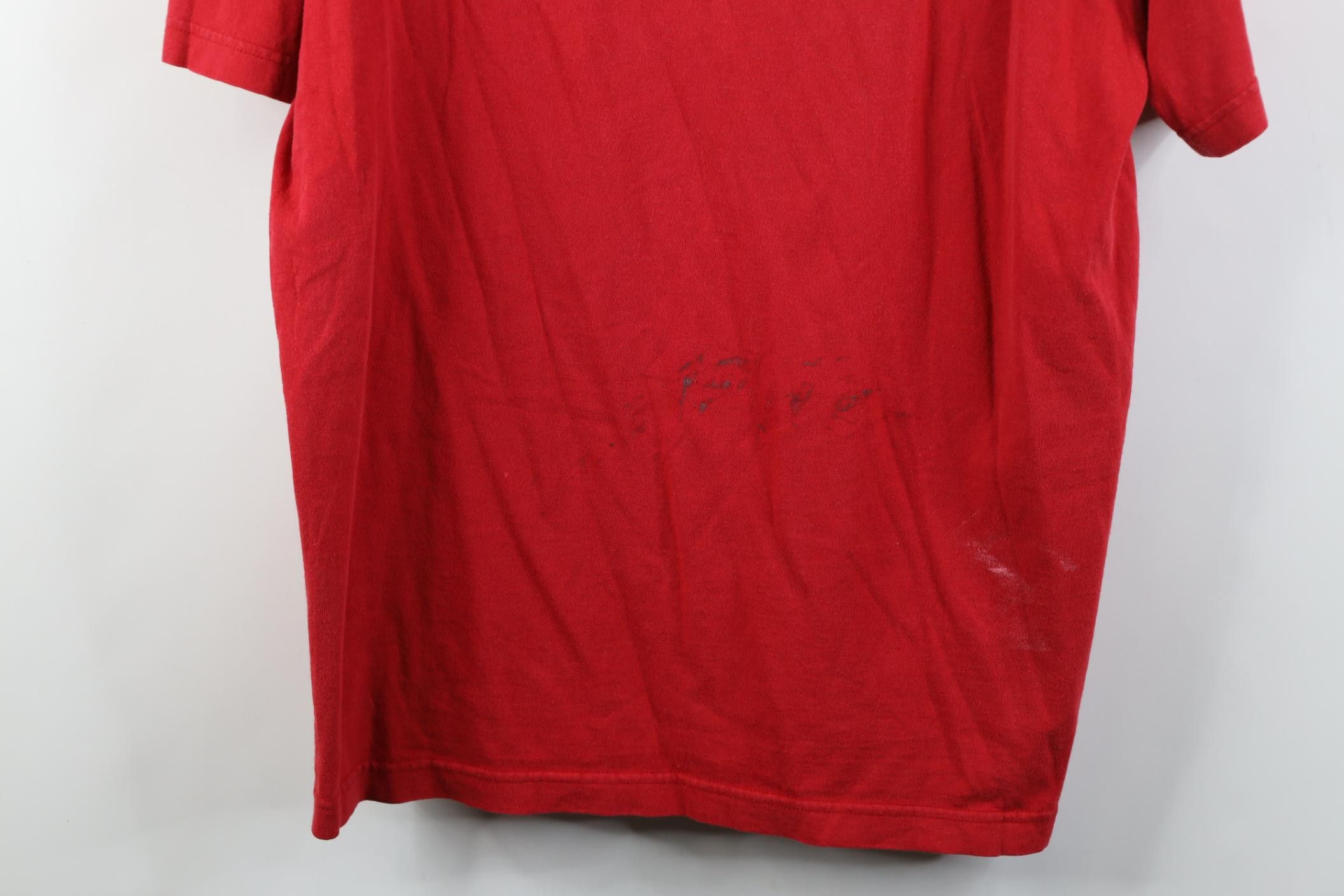 Polo Ralph Lauren Vintage 90s Chaps Ralph Lauren Spell USA Flag T-Shirt Red Size US XL / EU 56 / 4 - 3 Thumbnail
