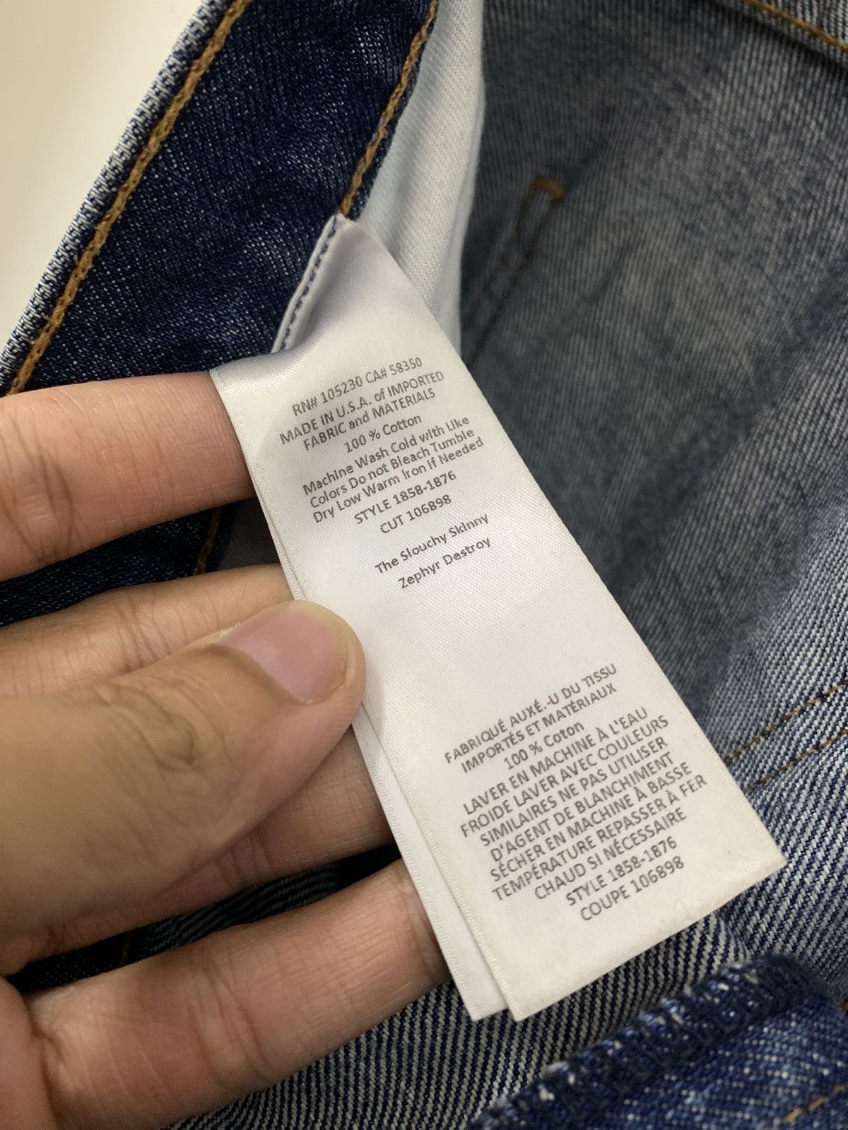 Current/Elliot Current & Elliot skinny zephyr destroys Size 34" / US 12 / IT 48 - 7 Thumbnail