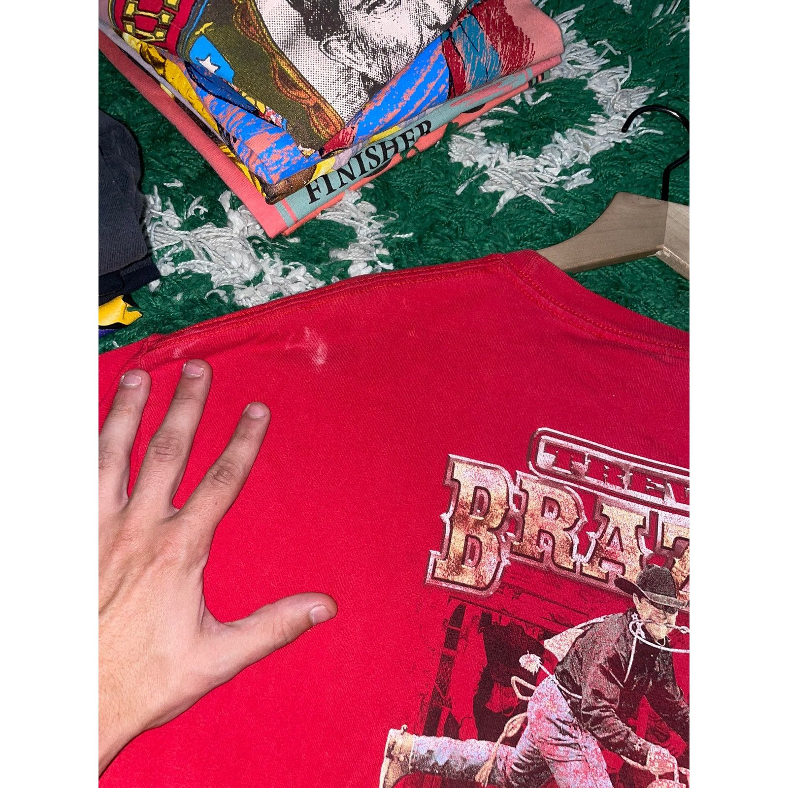 Wrangler Vintage Wrangler Rodeo Shirt Trevor Brazile Cowboy Tee Y2k 2 Size US XXL / EU 58 / 5 - 9 Thumbnail