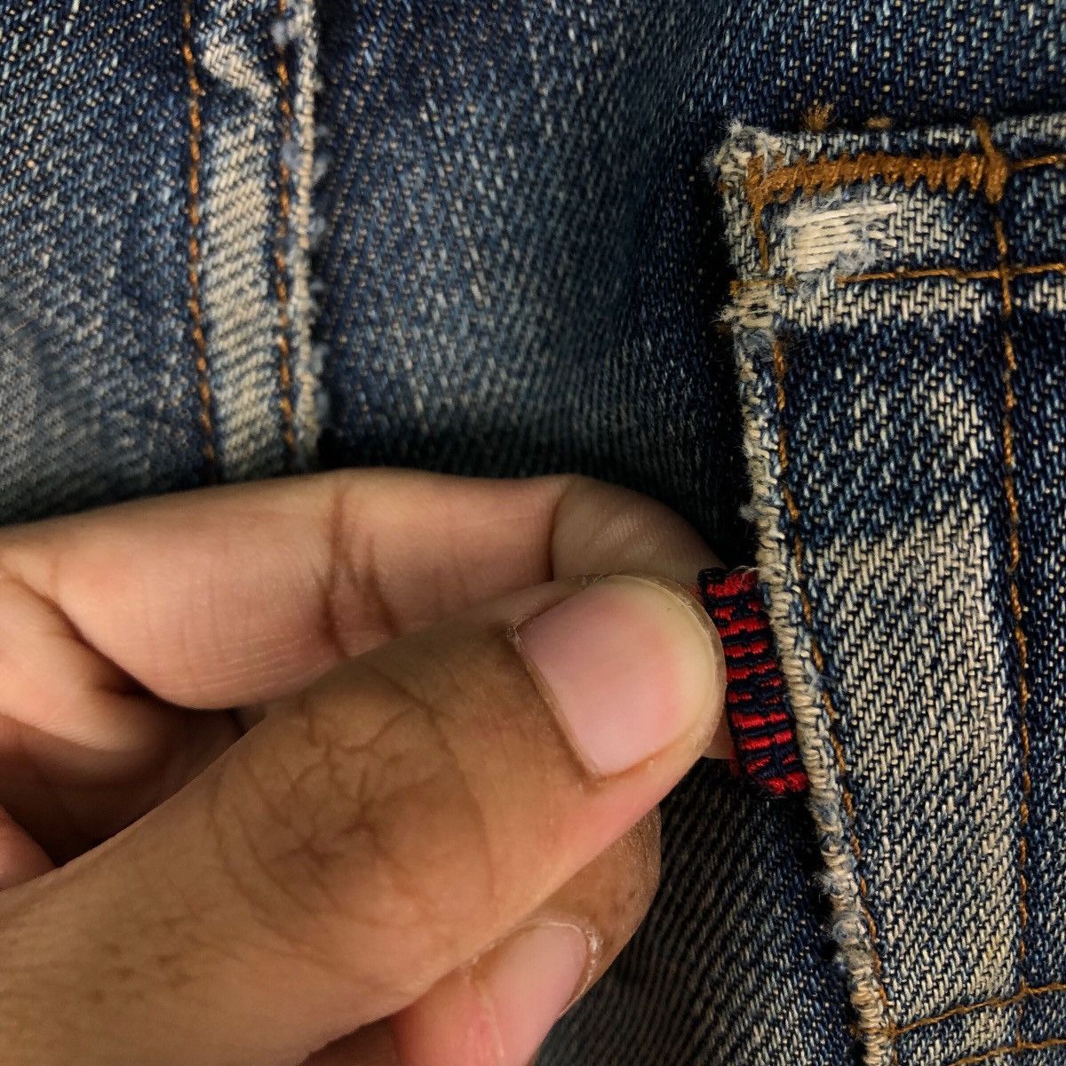 Edwin 🔥Vintage Edwin 503 Denim Jeans Flare Issey Miyake Size US 32 / EU 48 - 21 Thumbnail