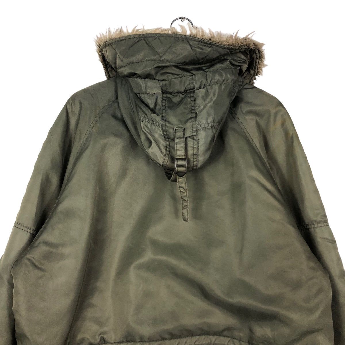 Avirex 🔥Vintage Fly Bomber Jacket Cargo Avirex Usa Mink Fur Hoodie Size US M / EU 48-50 / 2 - 9 Thumbnail