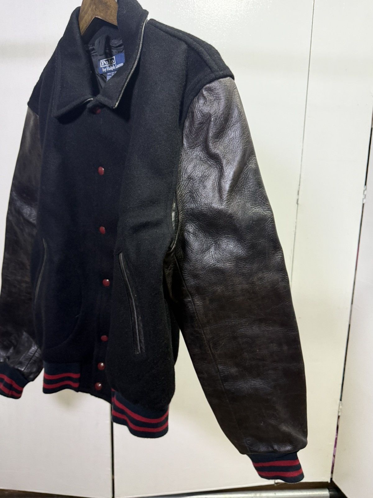 Polo Ralph Lauren Vintage Polo Ralph Lauren Laurent Varsity Jacket Size US M / EU 48-50 / 2 - 2 Thumbnail