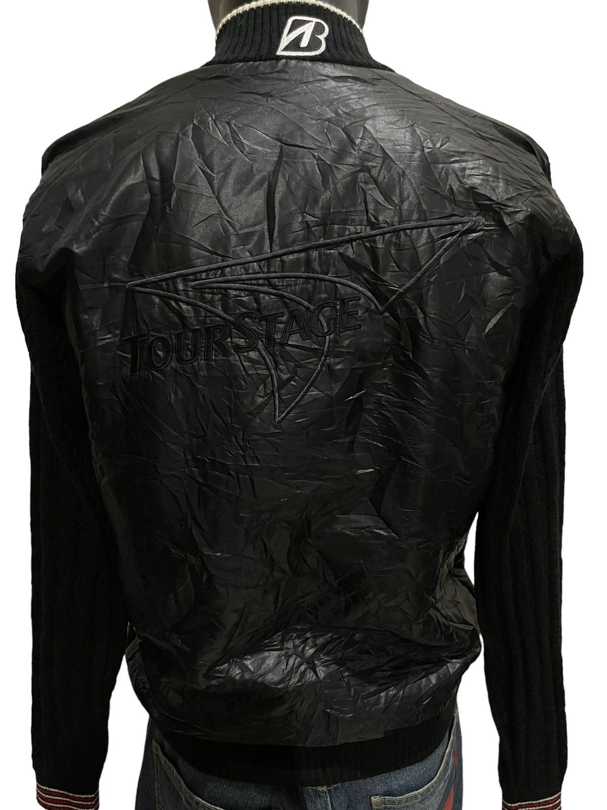 Japanese Brand Vintage Bridgestone Tour Stage Golf Knit Jacket Size US M / EU 48-50 / 2 - 13 Thumbnail
