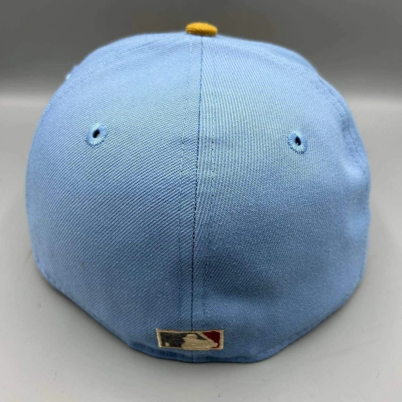 New Era Brooklyn Dodgers Hat Men 7 3/8 Blue MLB Fitted Cap New Size ONE SIZE - 8 Thumbnail