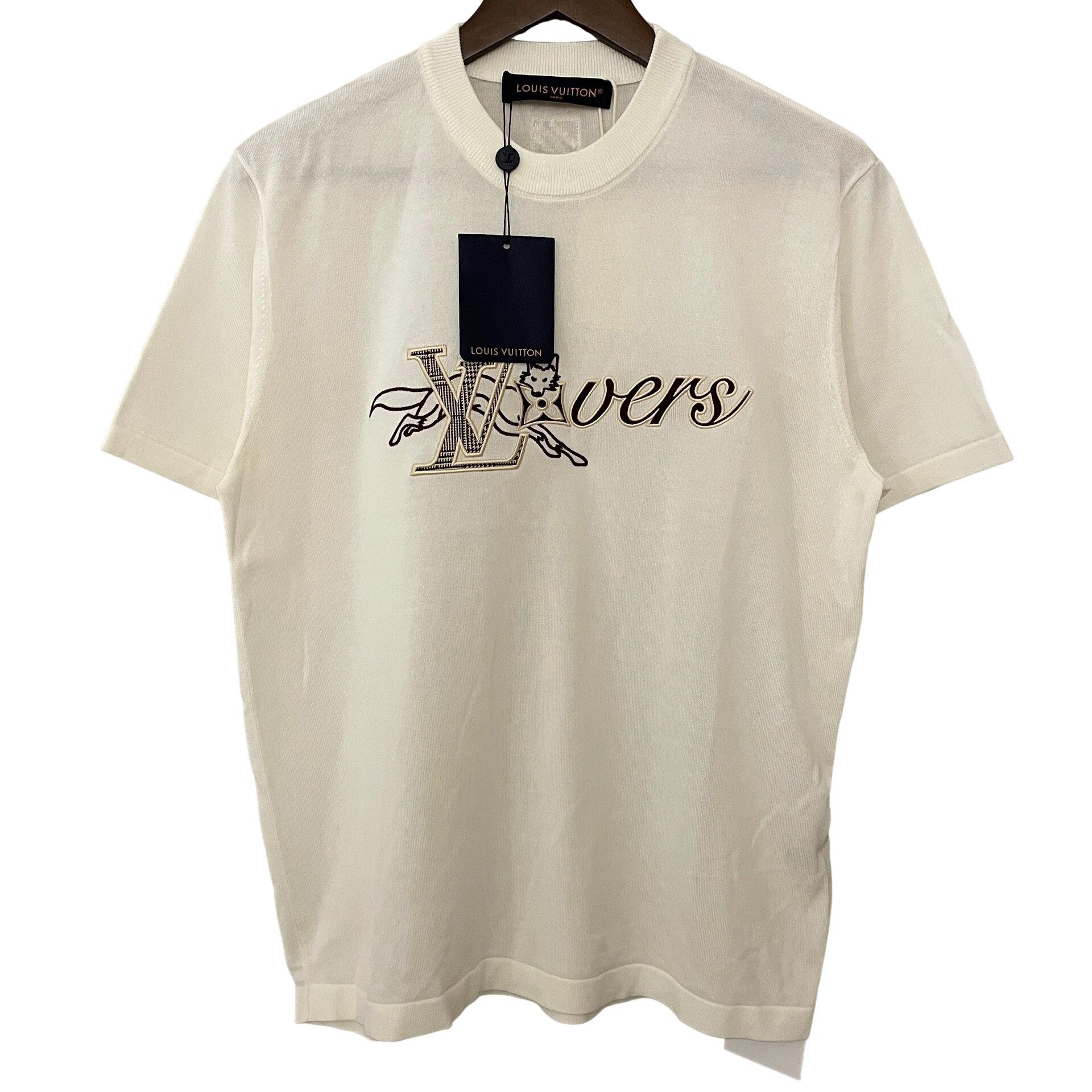 Louis Vuitton Louis Vuitton Fox Embroidered T-Shirt M Size US M / EU 48-50 / 2 - 1 Thumbnail