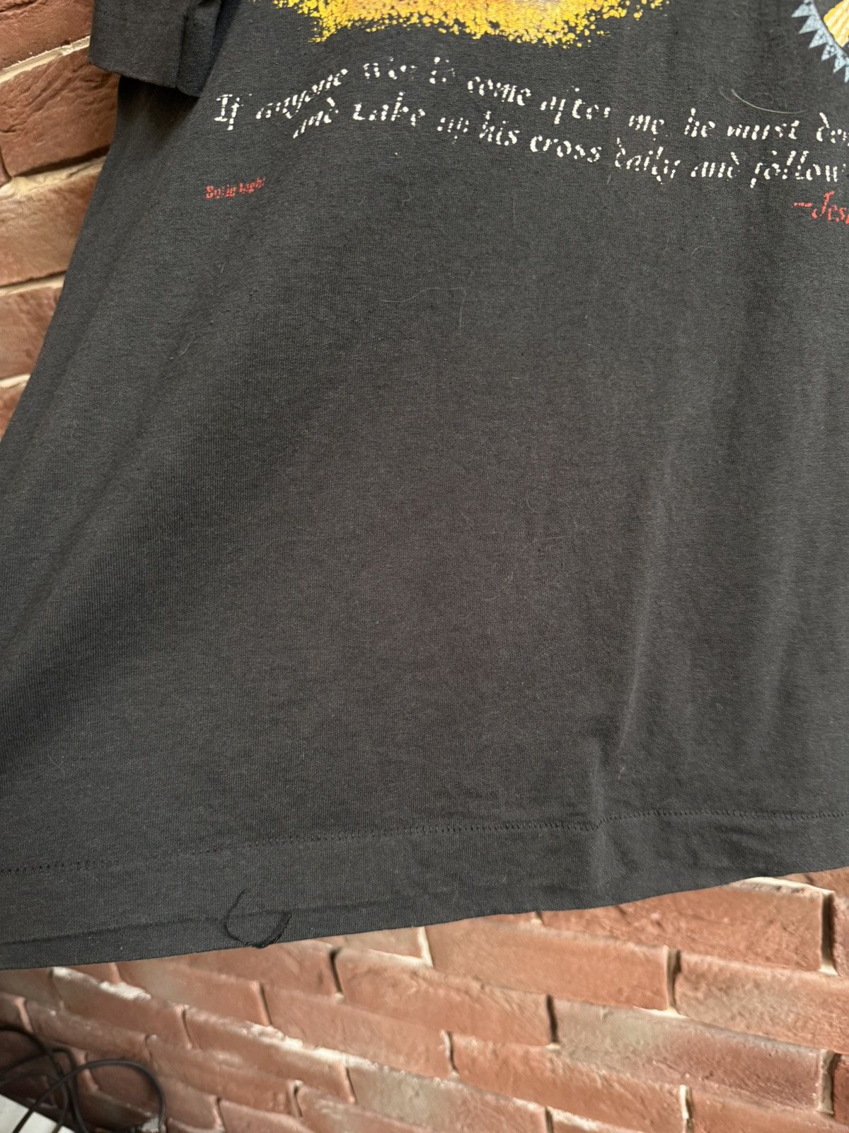 Vintage Vintage 90s Epistles Jesus Christ Cross Try This On Tee XL Size US XL / EU 56 / 4 - 5 Thumbnail