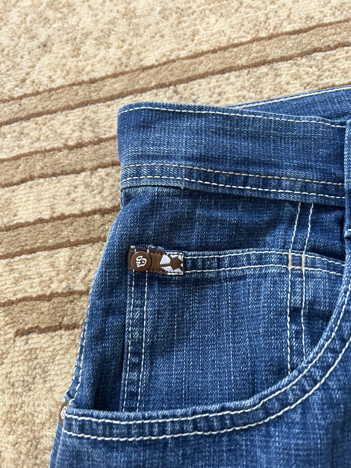 Southpole × Vintage Vintage Southpole Baggy Denim Faded Blue Shorts Size US 32 / EU 48 - 8 Thumbnail