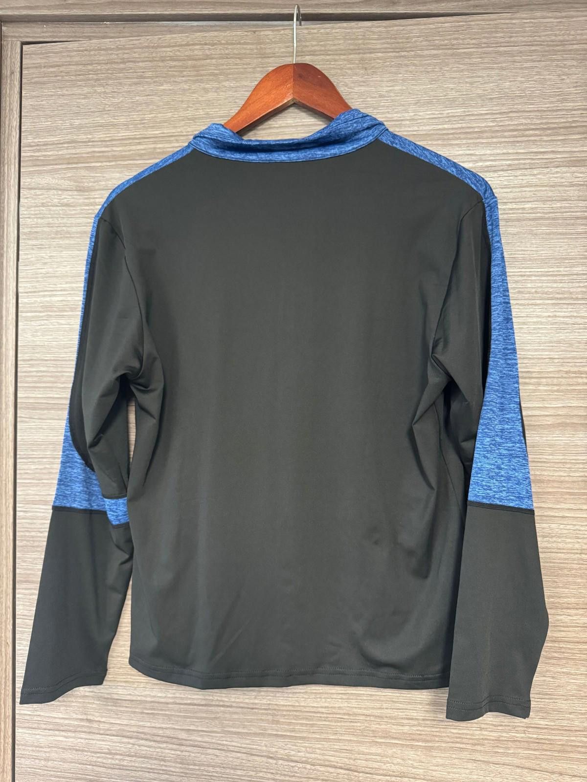 The Unbranded Brand Women’s 3 Pc Athletic Set Jacket T-Shirt Shorts Blue Black M Size M / US 6-8 / IT 42-44 - 4 Thumbnail