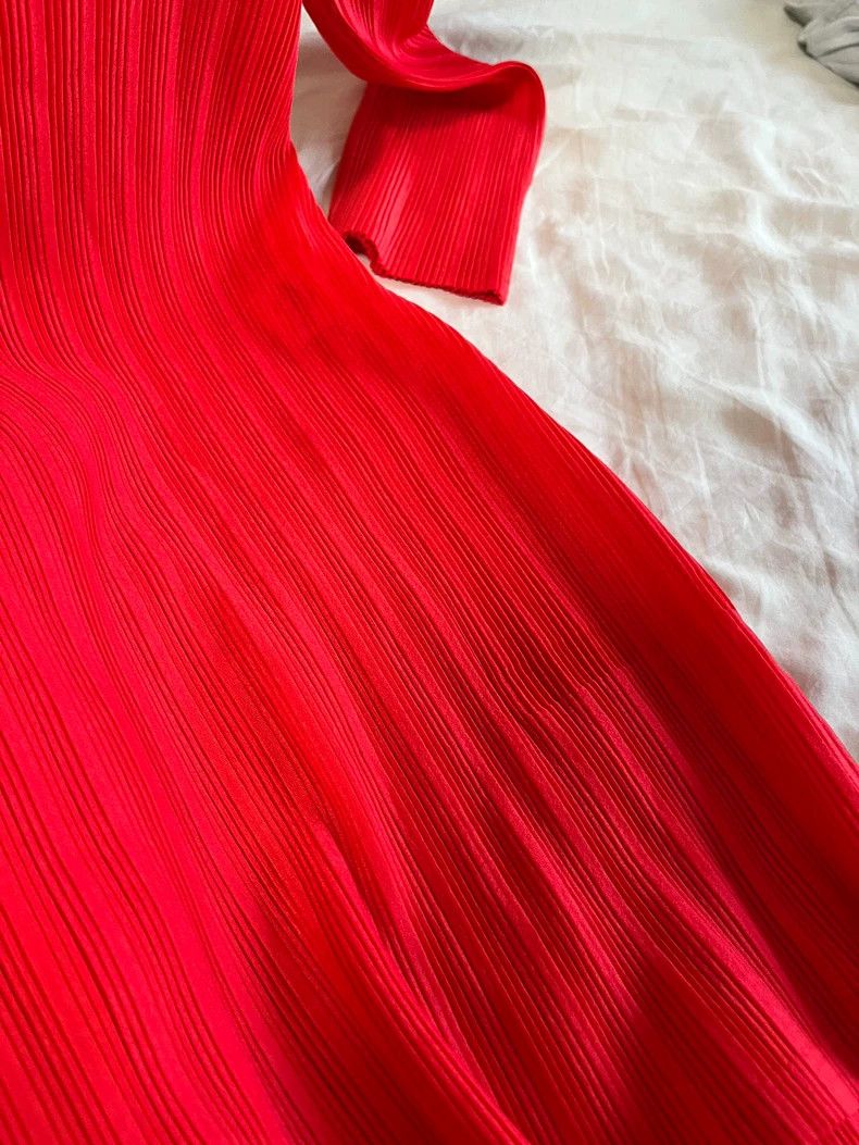 Issey Miyake issey miyake size:03 Red dress 2505-Nextarrow Size XXS / US 00 / IT 34 - 4 Thumbnail