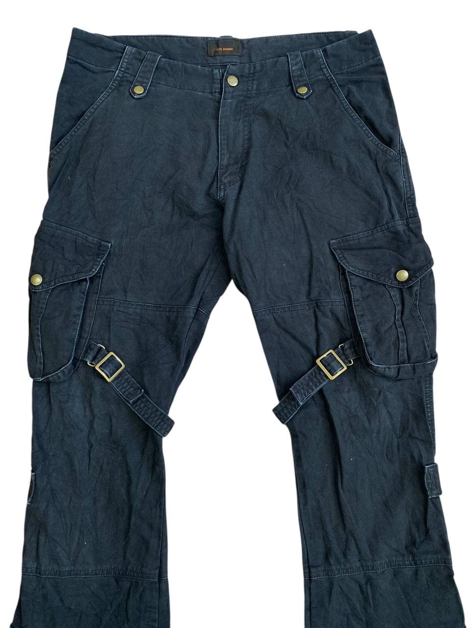 Tete Homme 2000's Tete Homme Cargo Bondage Pants Size US 33 - 2 Thumbnail