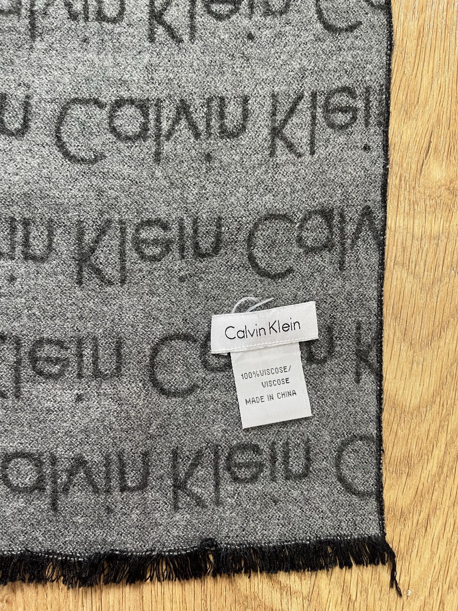 Calvin Klein Vintage Calvin Klein Scarf, Calvin Klein Muffler - 6003 Size ONE SIZE - 6 Thumbnail