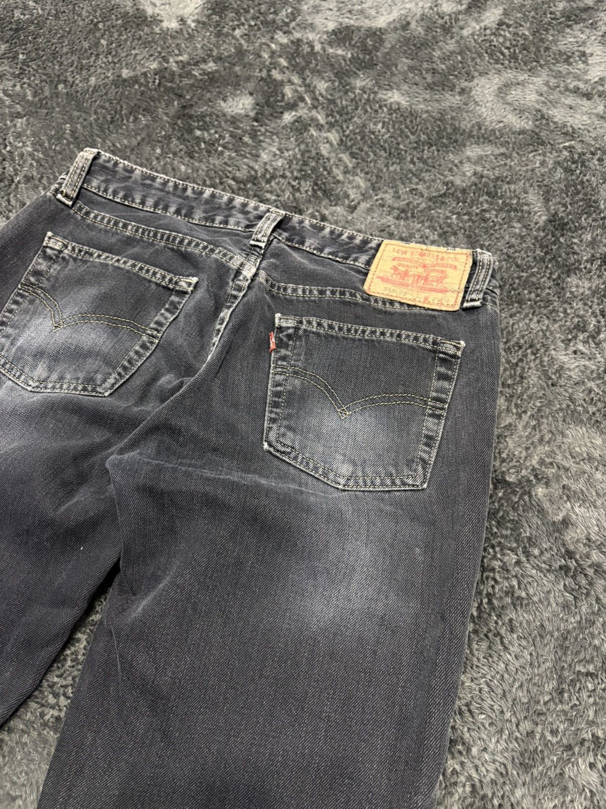 Levi's Vintage Clothing Vintage Levis Washed Distressed Flared Denim Jeans Size 29" - 5 Thumbnail