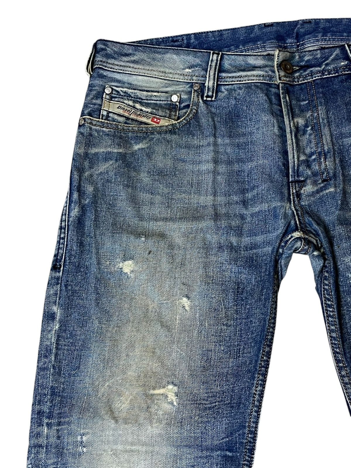 Diesel SICK🔥DIESEL LTD ZATINY MUD DISTRESSED MADE IN ITALY JEANS Size US 35 - 7 Thumbnail