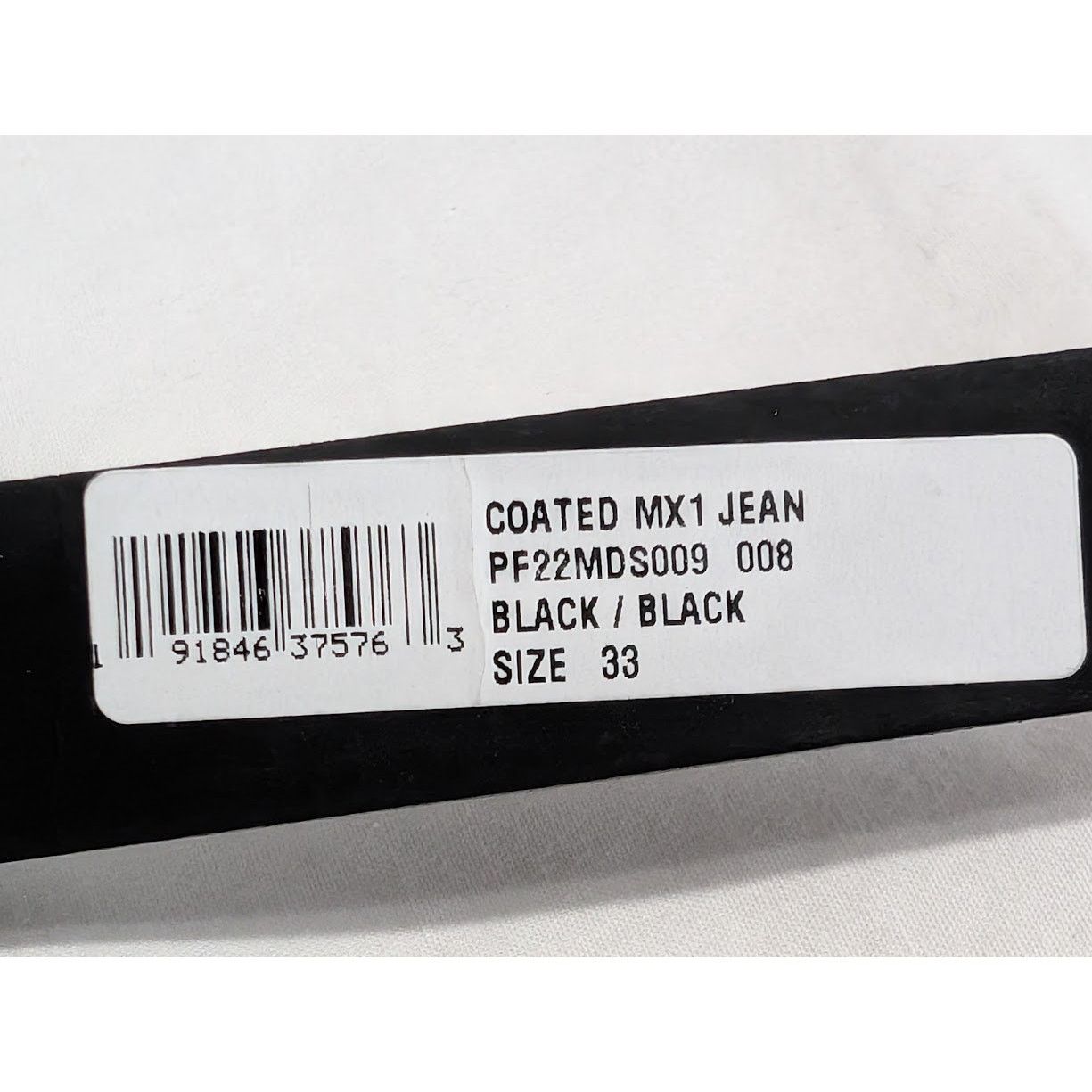 Amiri o1rshd1 Q:2 / Coated MX1 Jeans in Black Size US 33 - 23 Thumbnail