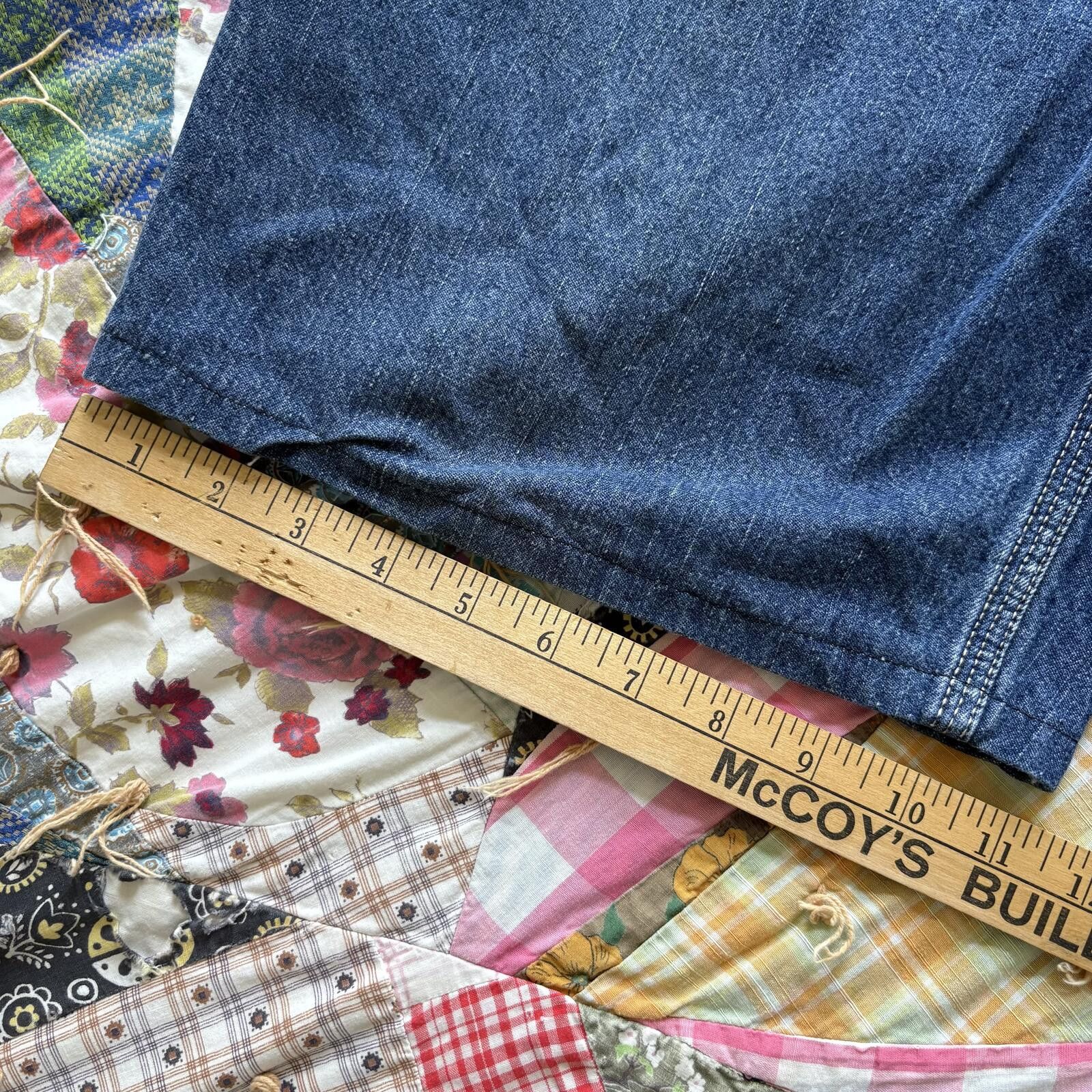 Gap Vintage Y2K Gap Carpenter Baggy Grunge Denim Shorts Jorts Size US 32 / EU 48 - 8 Thumbnail