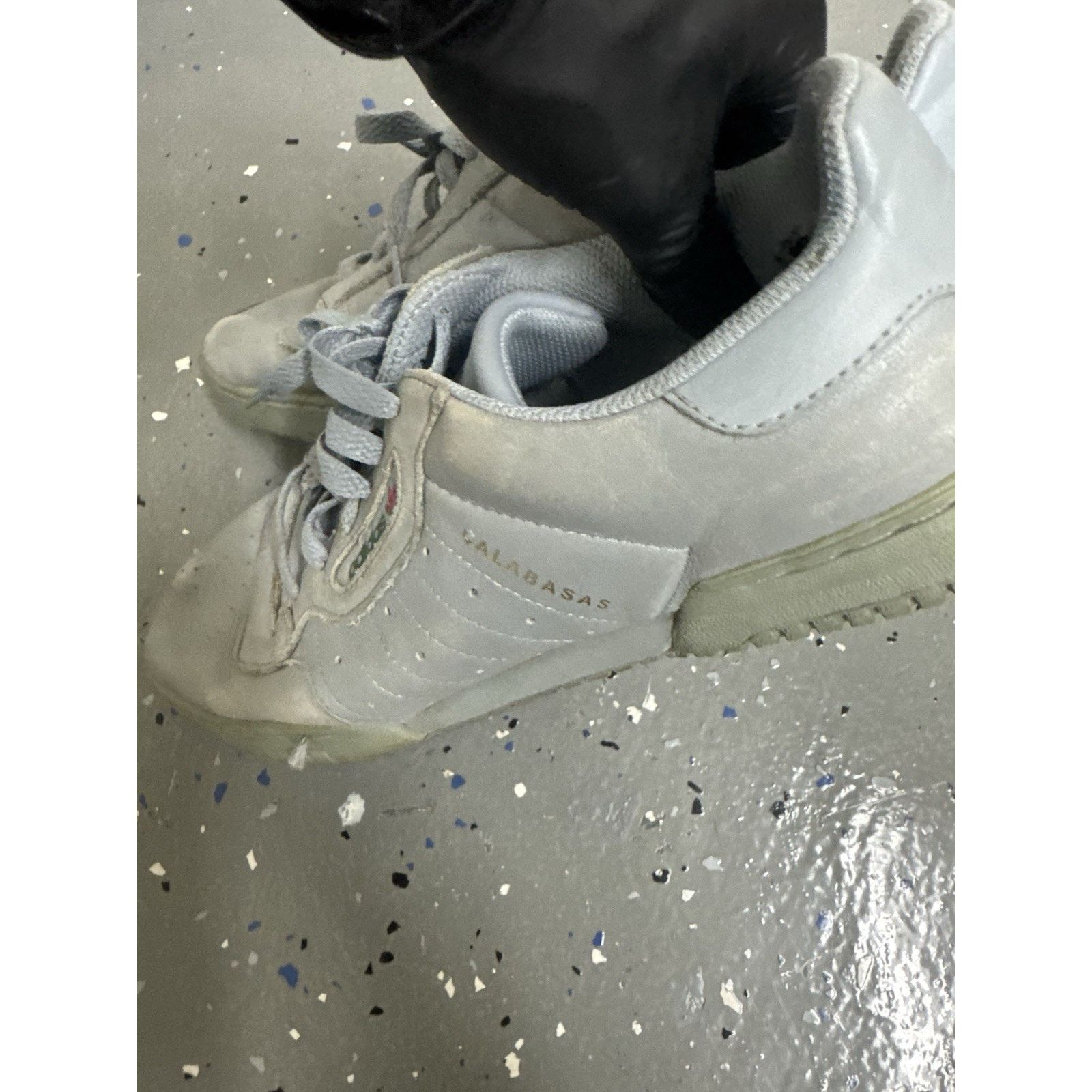Adidas ADIDAS Yeezy PowerPhase Grey Calabasas Sneakers CG6422 Size US 11 / EU 44 - 10 Thumbnail