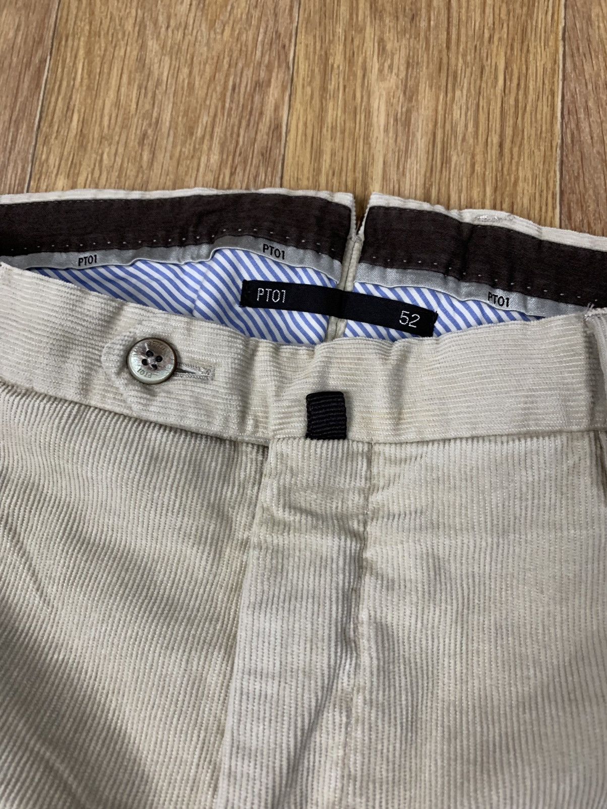 PT Torino PT01 Pantaloni Torino Corduroy Pants Size US 32 / EU 48 - 3 Thumbnail