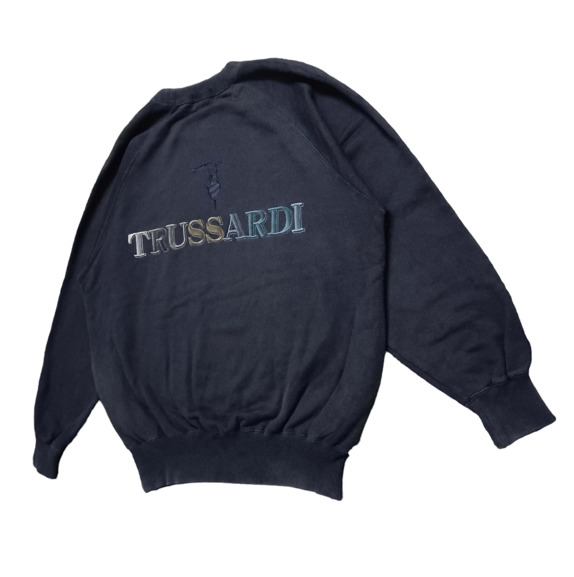 Trussardi Trussardi Embroidery 3D Big Logo Sweatshirt Size US L / EU 52-54 / 3 - 2 Thumbnail