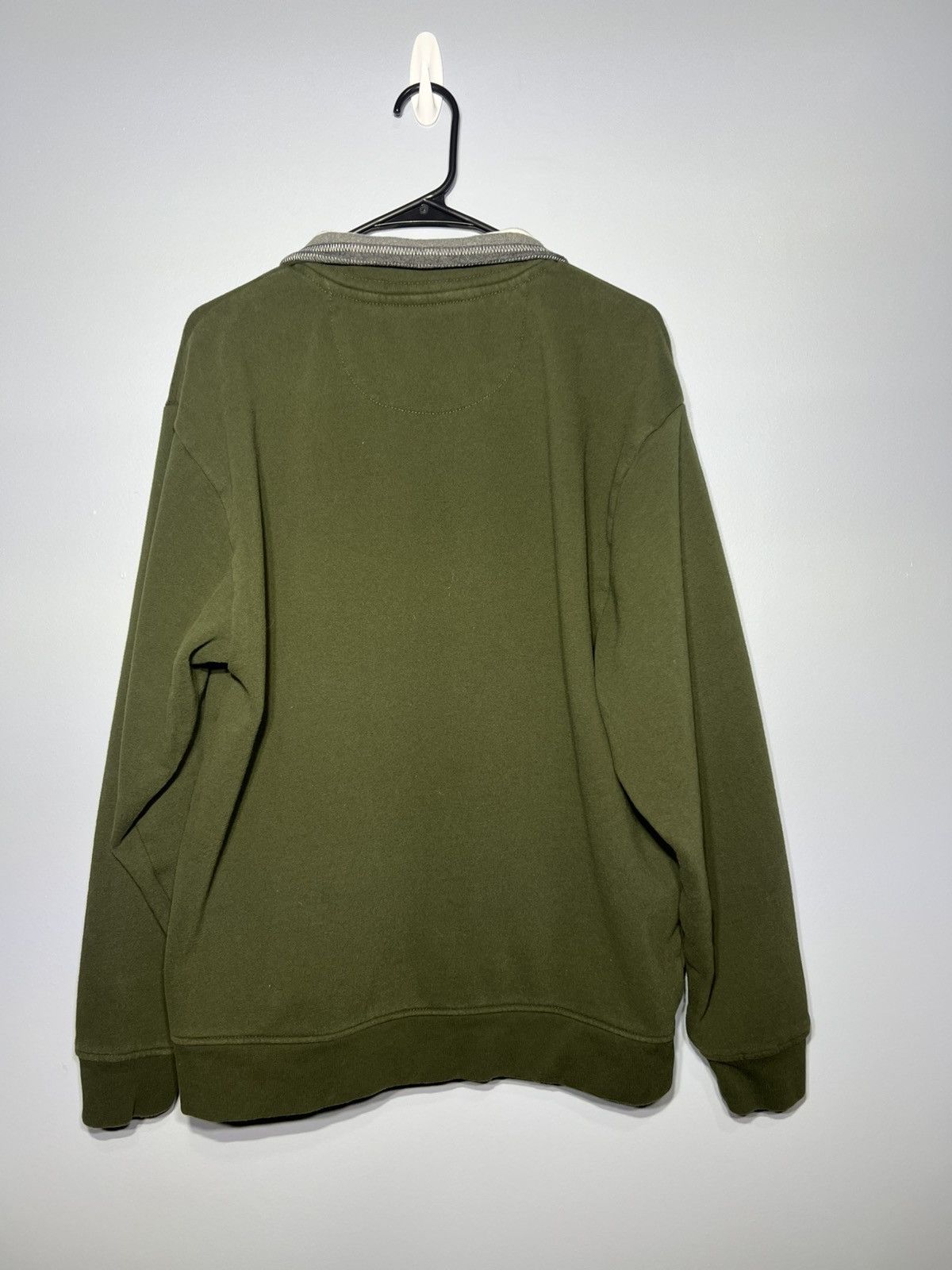Orvis × Vintage Men’s Orvis 1/4 Zip Green Sweatshirt Size Large Size US L / EU 52-54 / 3 - 3 Thumbnail