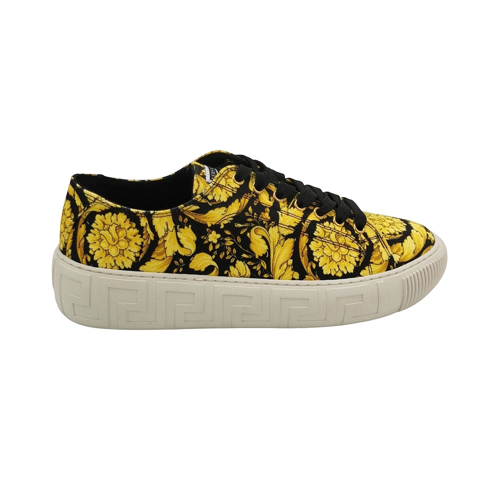 Versace Versace Barocco Print Low-Top Sneakers 41 Size US 8 / EU 41 - 1 Thumbnail