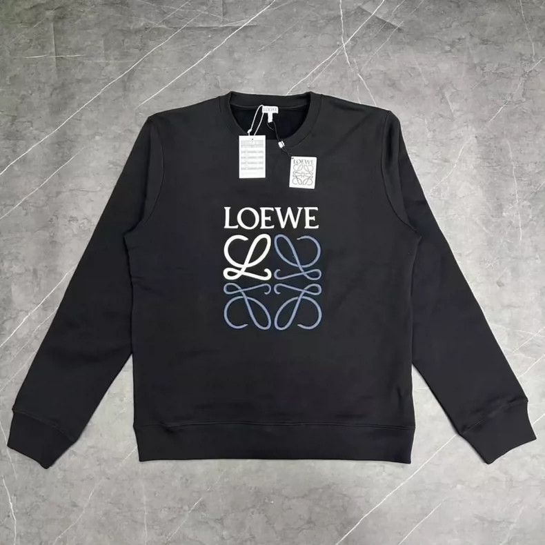 Loewe LOEWE Embroidered LOGO hoodie Size L / US 10 / IT 46 - 1 Thumbnail