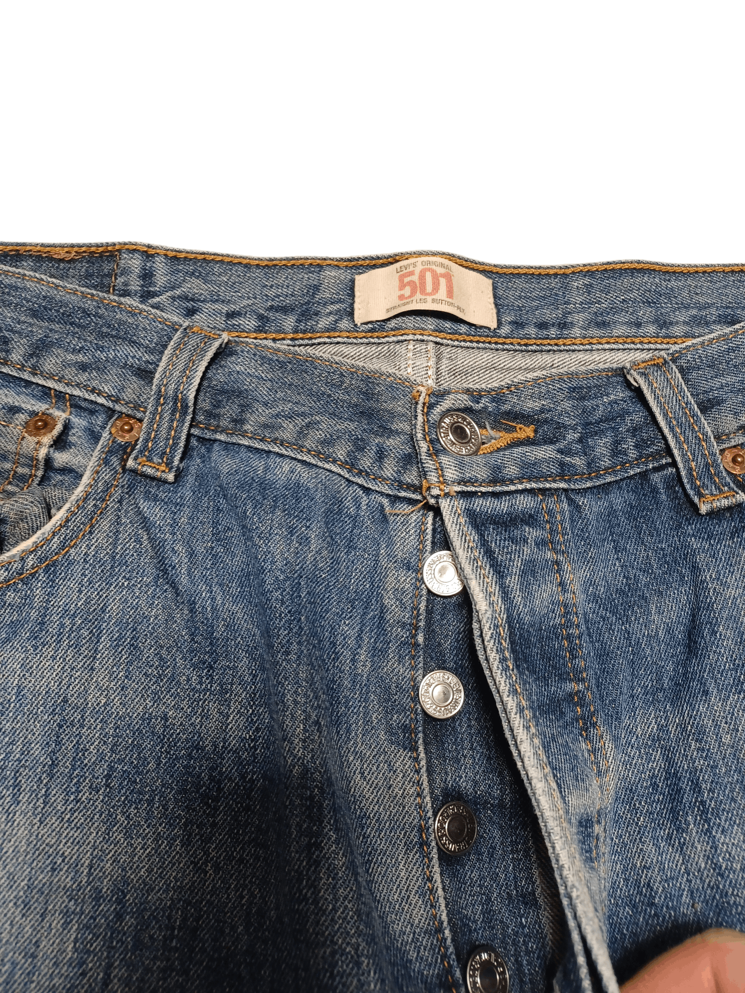 Levi's Vintage Clothing LEVIS 501 W36 L34 MADE IN EGYPT VINTAGE STRAIGHT JEANS DENIM Size US 36 / EU 52 - 2 Thumbnail