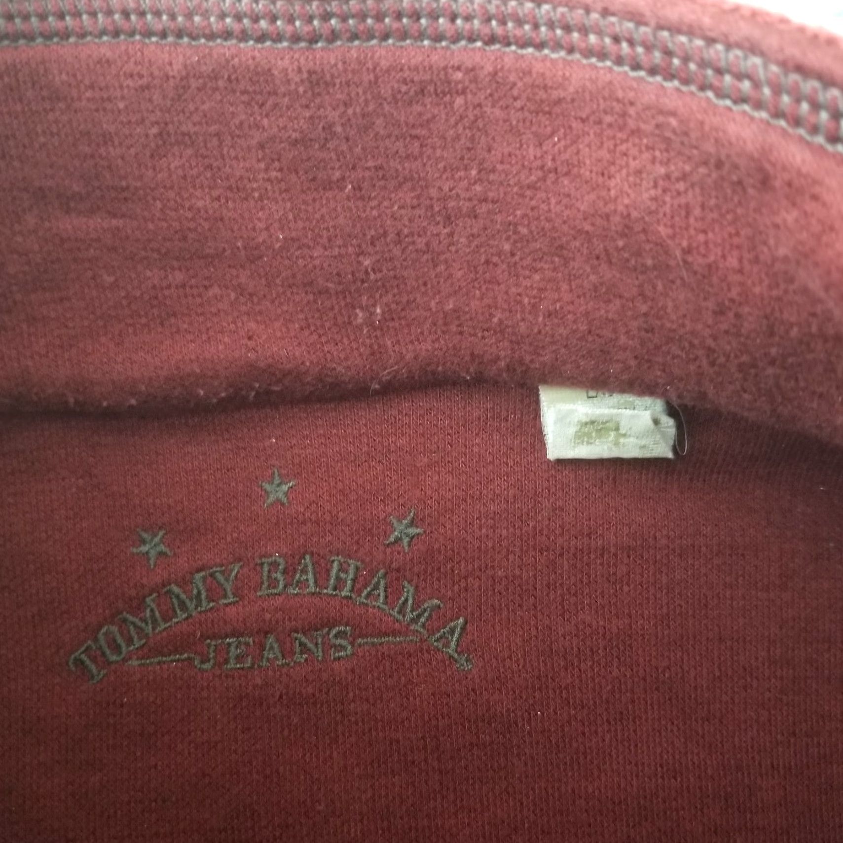 Tommy Bahama Tommy Bahama Sweater Mens Pullover Zipper 1/4 Zip 1/2 Zip Red Cotton All Seasons Heavyweight Fleece Mock Neck Long Sleeve Size US L / EU 52-54 / 3 - 4 Thumbnail