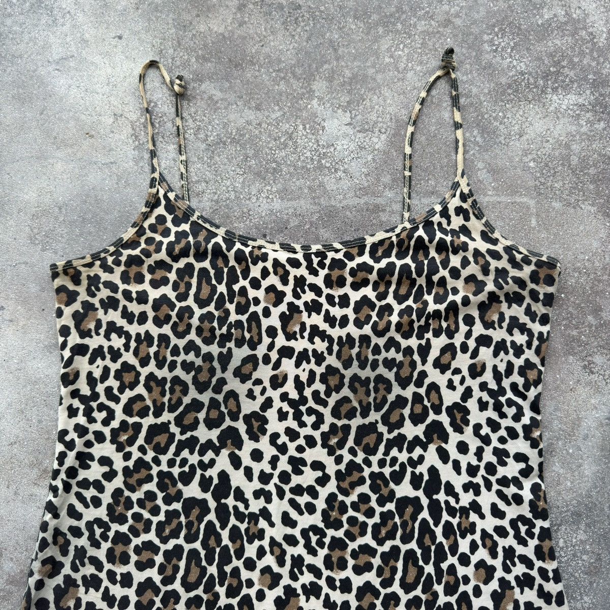 20471120 × Hysteric Glamour × Japanese Brand Y2K Sexy Leopard Vintage Tank Top Size XL / US 12-14 / IT 48-50 - 4 Thumbnail