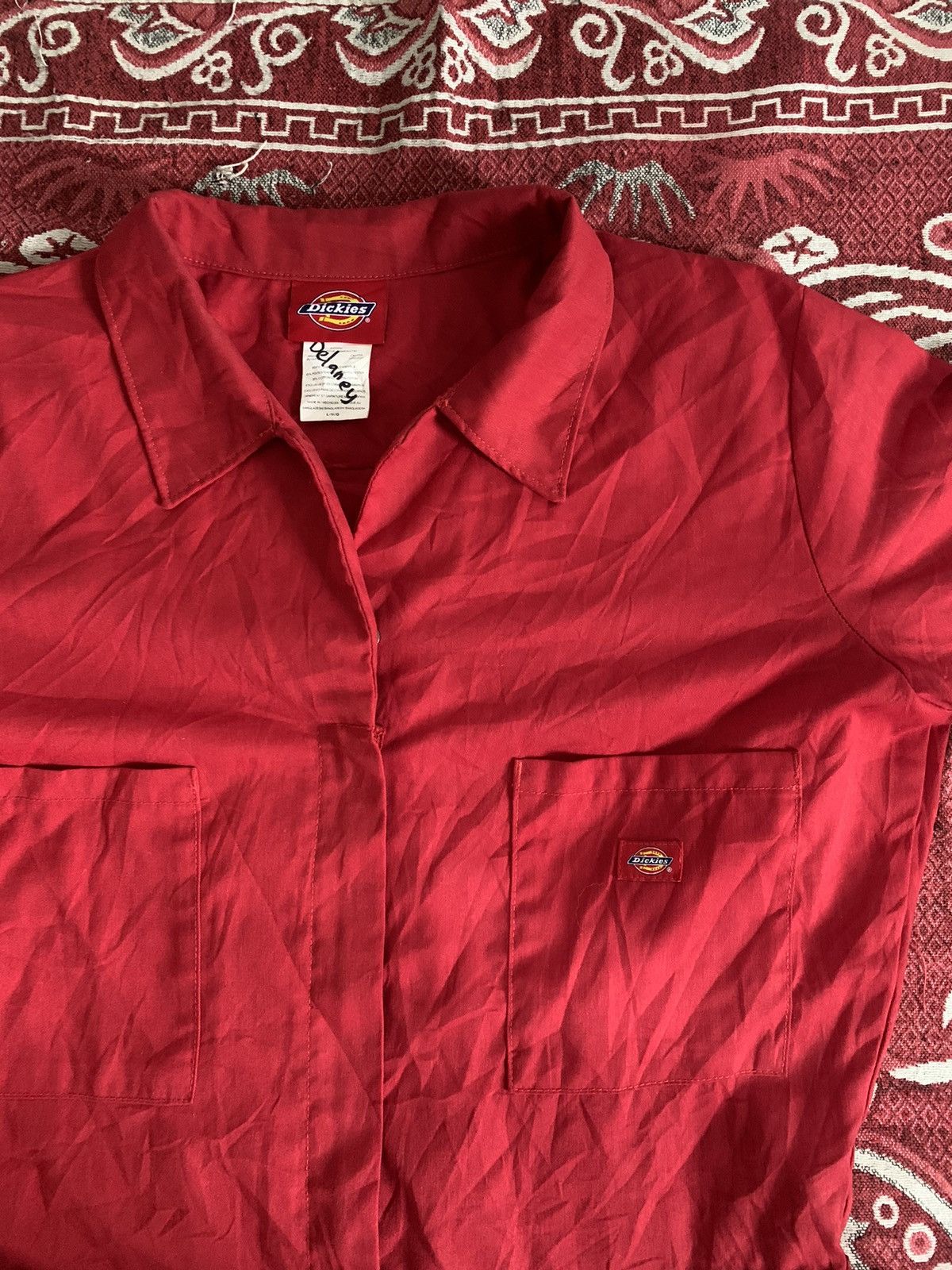 Dickies Dickies Overall Red Short Sleeve🔥 Size US 32 / EU 48 - 5 Thumbnail