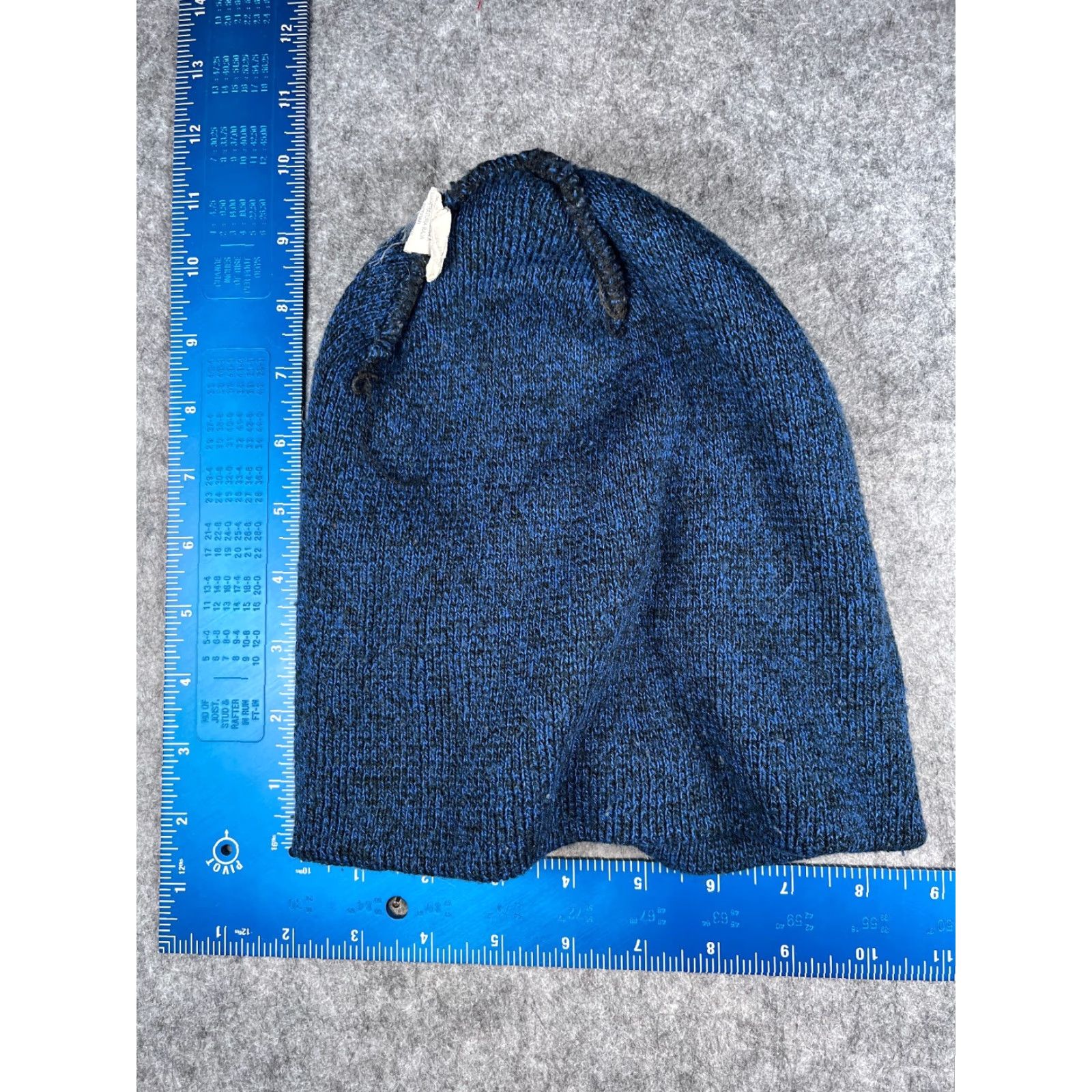 Vintage Target Beanie Toque Beanie Unisex Adults One Size Blue Knit Acrylic Blend Ski Logo 90s Womens Mens Size ONE SIZE - 4 Thumbnail