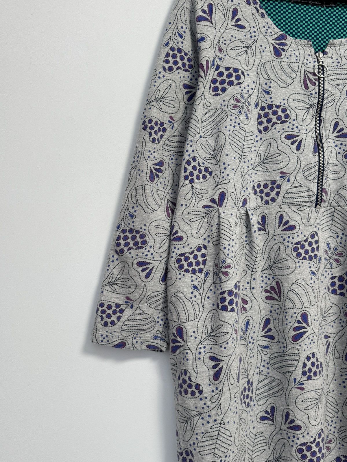 Gudrun Sjoden Gudrun Sjoden Dress Half Zip Front Long sleeve Patterned Size XL / US 12-14 / IT 48-50 - 5 Thumbnail