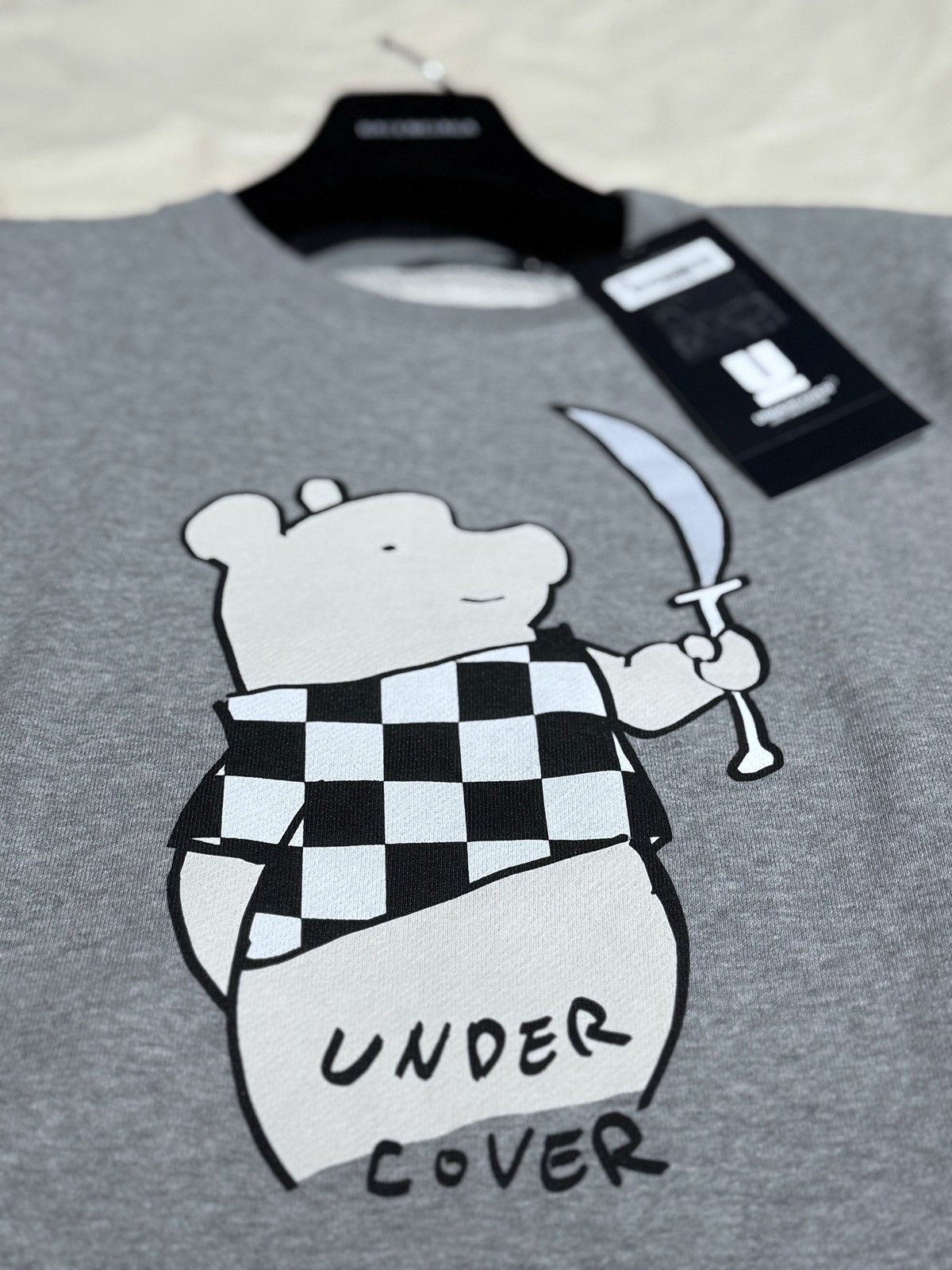 Undercover NEW $473 TEDDY POOH BEAR SWEATER BALANCE AND CHAOS PULLOVER Size US L / EU 52-54 / 3 - 4 Thumbnail