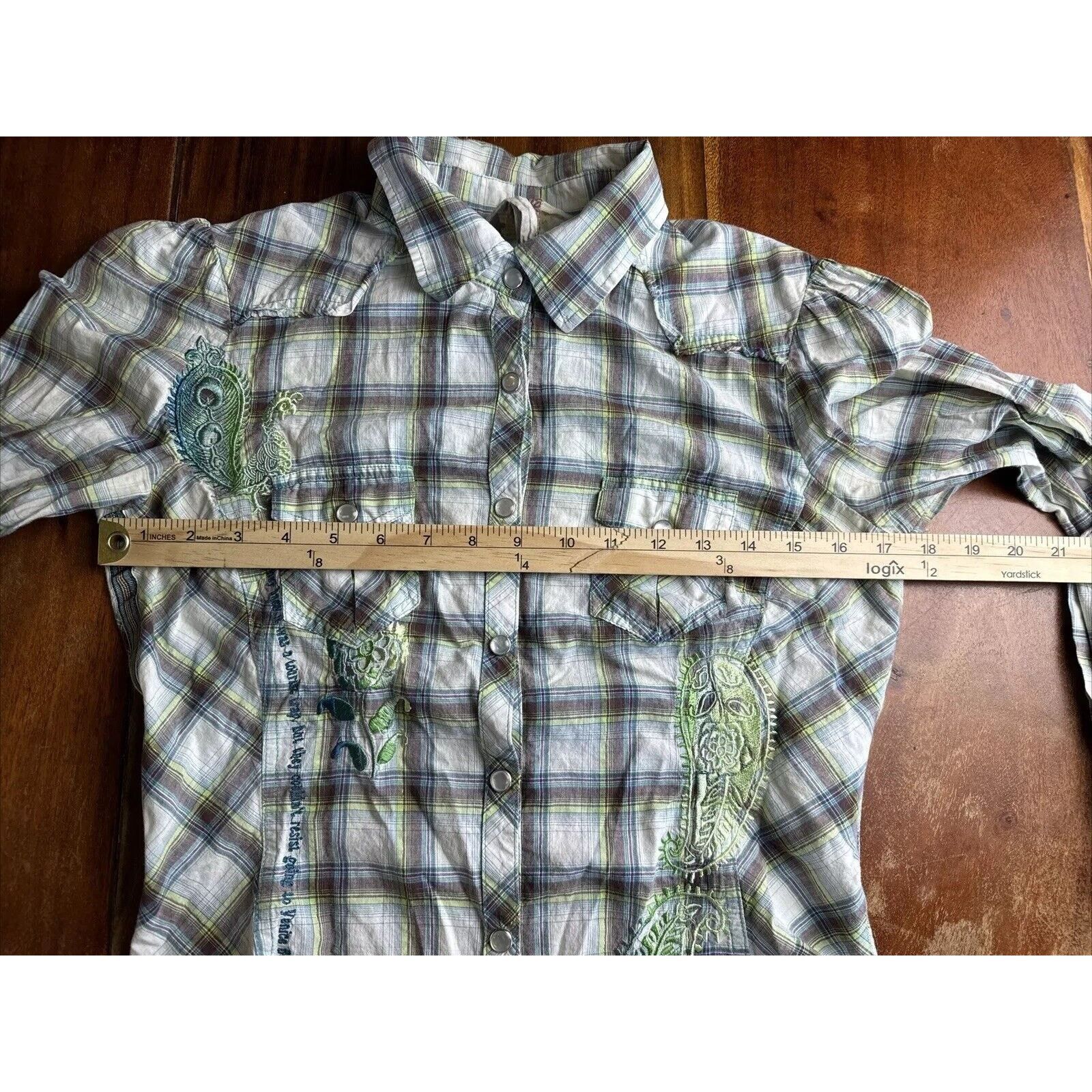 Johnny Was Johny Was 3J Workshop Women’s Plaid Embroidered Shirt Venice Size S / US 4 / IT 40 - 13 Thumbnail