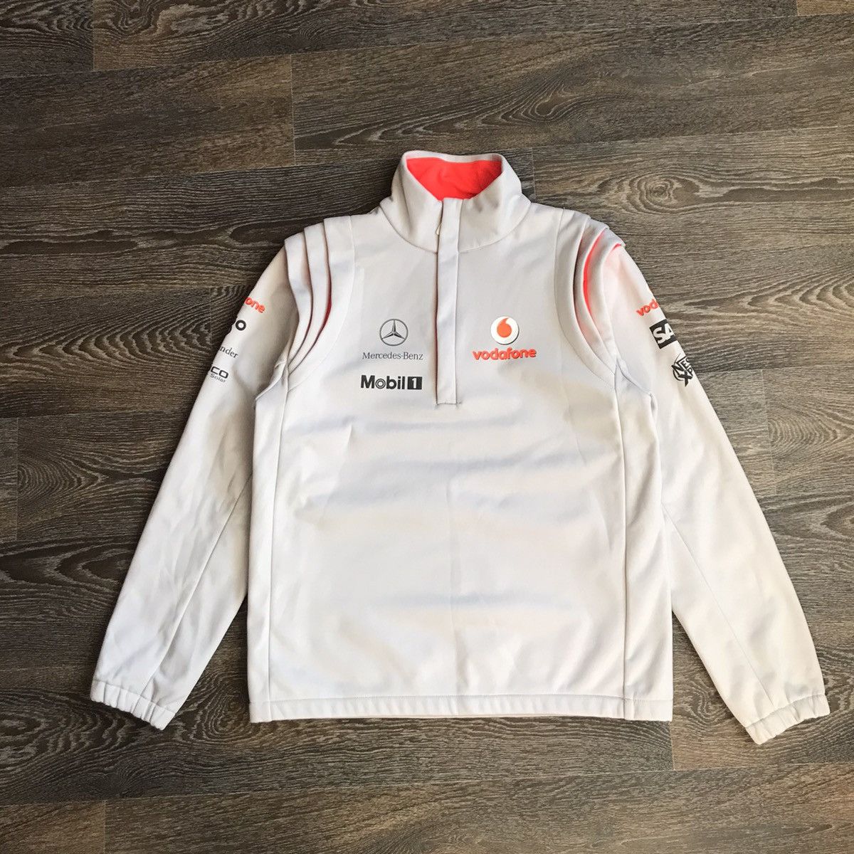 Mercedes-Benz Vodafone Mclaren Mercedes Benz vintage jacket size M Size US M / EU 48-50 / 2 - 2 Thumbnail