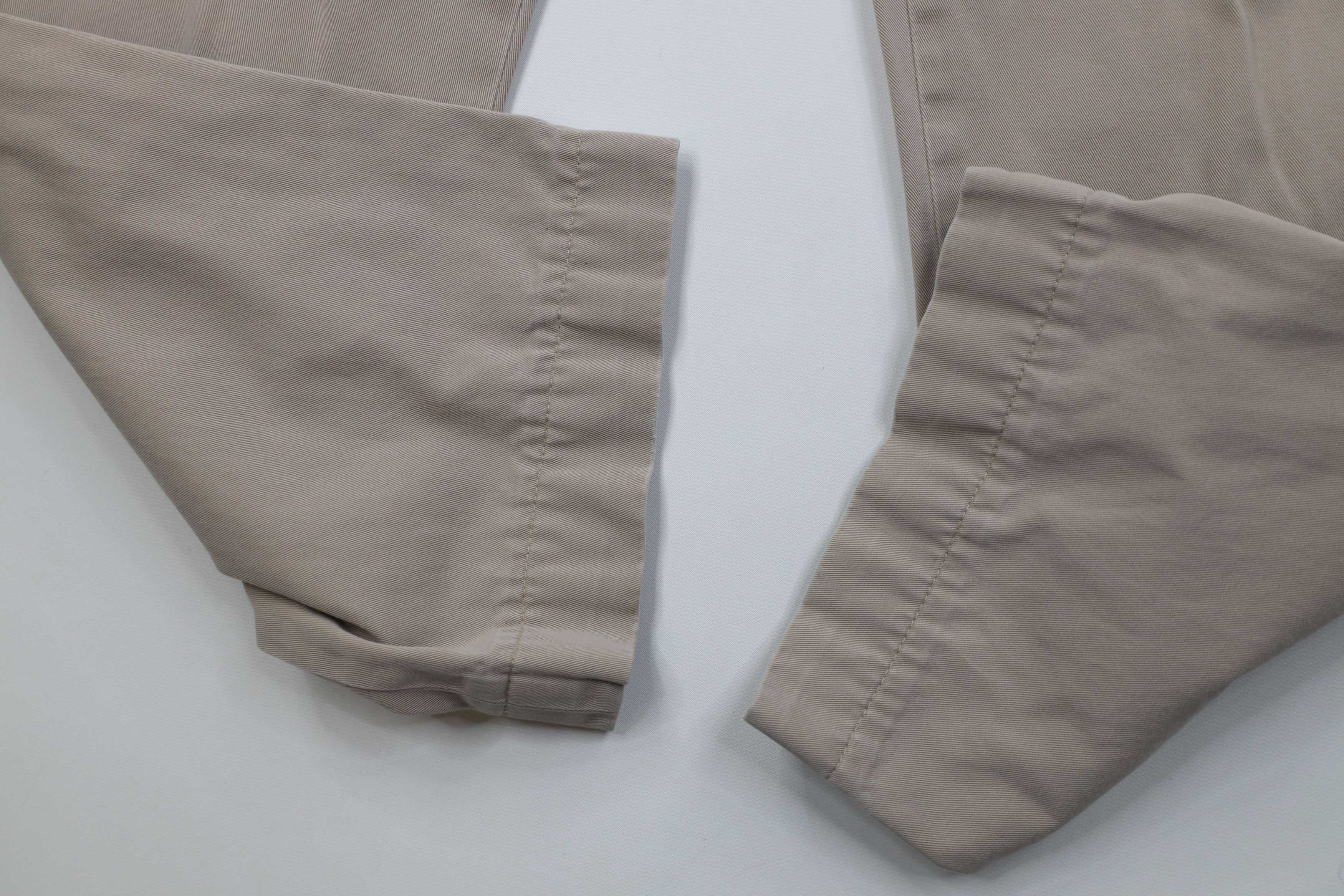 Ralph Lauren Vintage 90s Ralph Lauren Wide Leg Chino Pants Beige Cotton Size US 38 / EU 54 - 5 Thumbnail