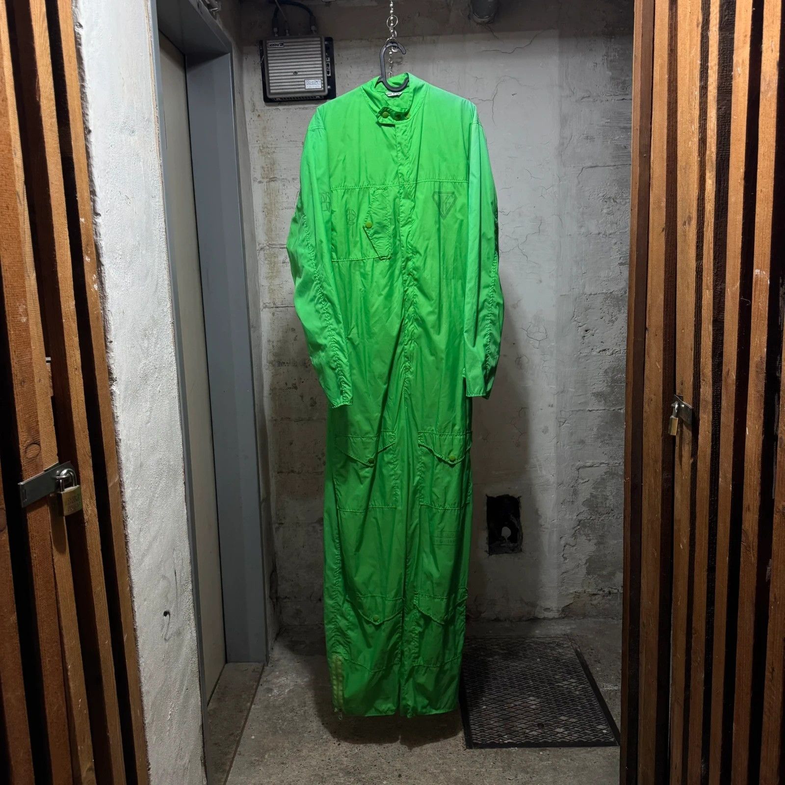 Jean Paul Gaultier S/S 1996 Jean Paul Gaultier „Safe Sex“ nylon jumpsuit Size US M / EU 48-50 / 2 - 1 Thumbnail