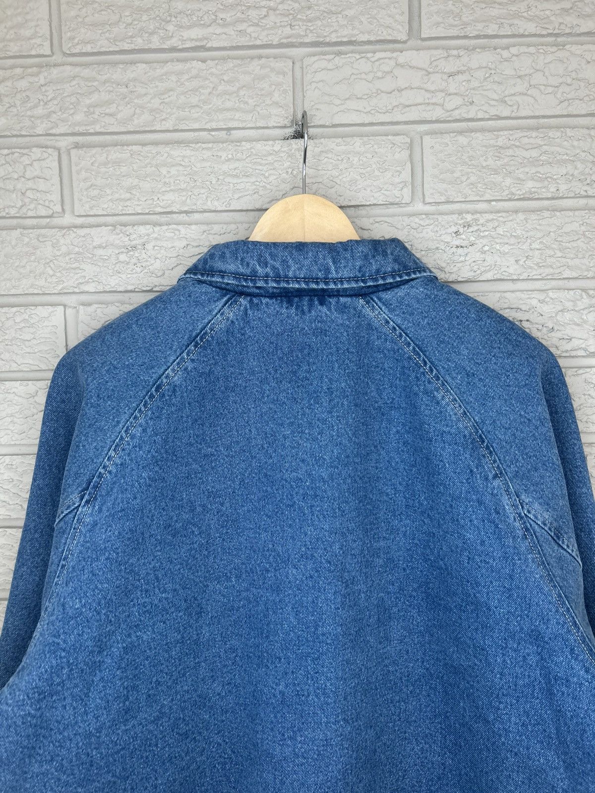Levi's Levis Denim Bomber Jacket Size US XL / EU 56 / 4 - 8 Thumbnail