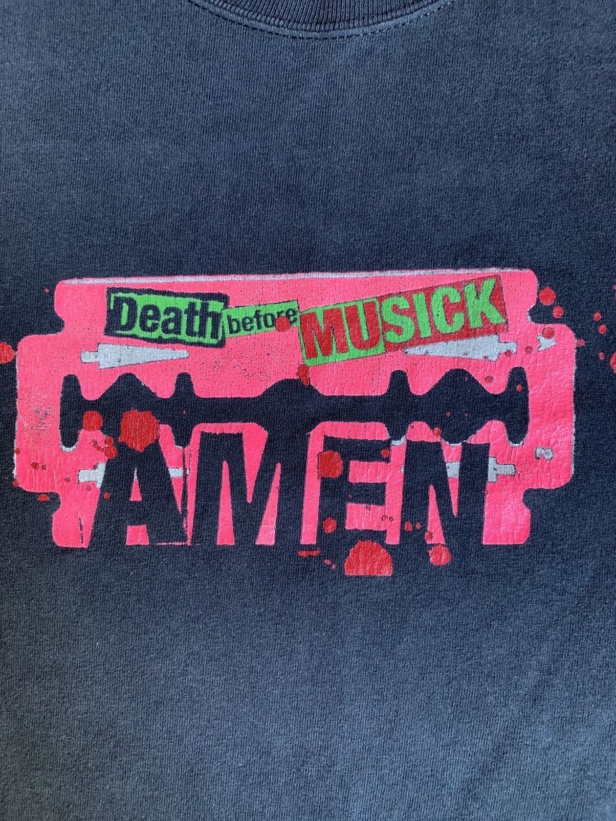 Band Tees Amen Death Before Music Size US M / EU 48-50 / 2 - 2 Thumbnail
