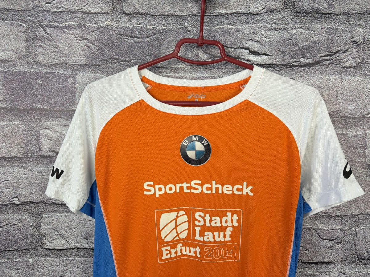 Asics Vintage sportswear tshirt Asics Bmv motosport Size US S / EU 44-46 / 1 - 2 Thumbnail