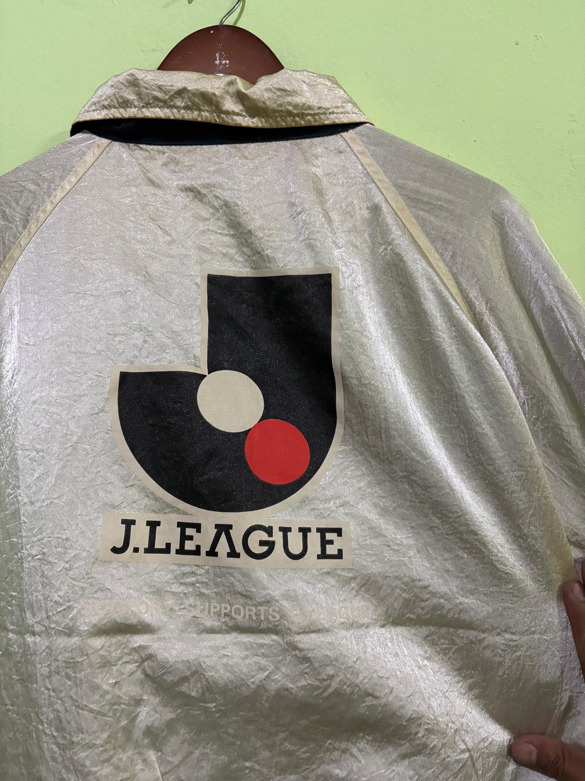 Japanese Brand × Vintage Vintage J.League Windbreaker Jacket Reversible Design Size US L / EU 52-54 / 3 - 9 Thumbnail