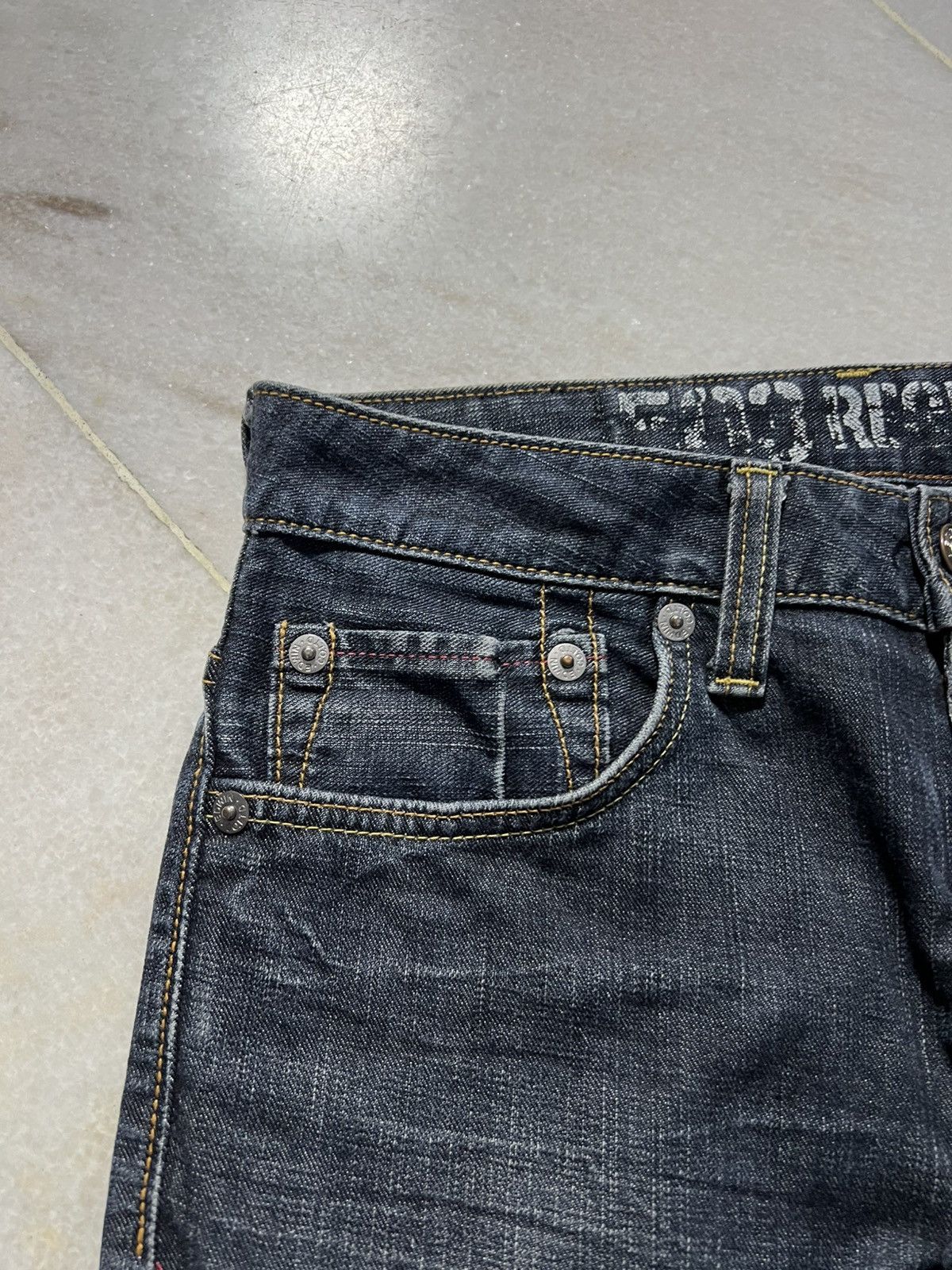 Edwin 💥Flare💥Vintage Edwin 503 Blue Trip Edgline Washed Jeans Size US 32 / EU 48 - 7 Thumbnail