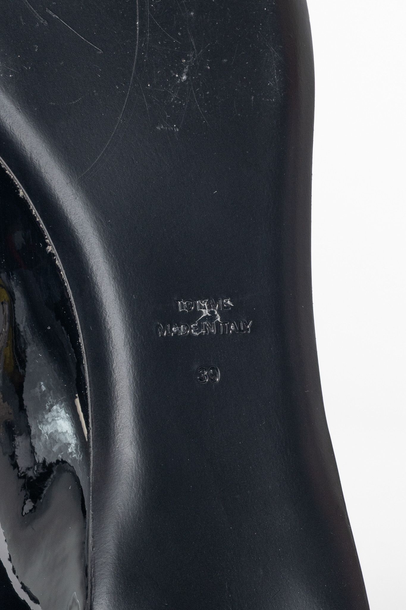 Toteme Toteme "The Patent Asymmetric" Pointed-Toe Ballet Flats Size US 8.5 / IT 38.5 - 5 Thumbnail