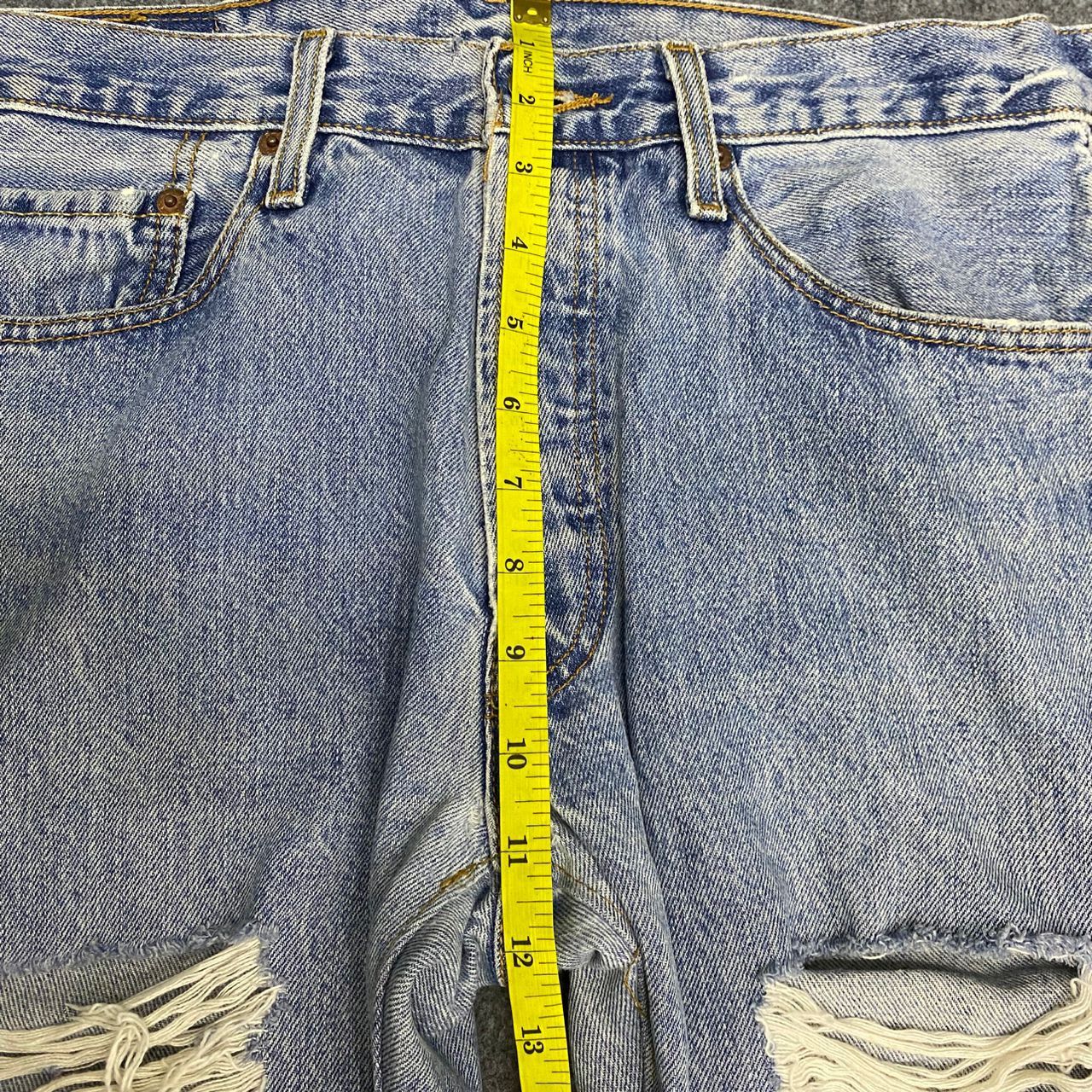 Levi's 💥Vintage Levis 501 Distressed denim Kurt Cobain Style Size US 32 / EU 48 - 6 Thumbnail