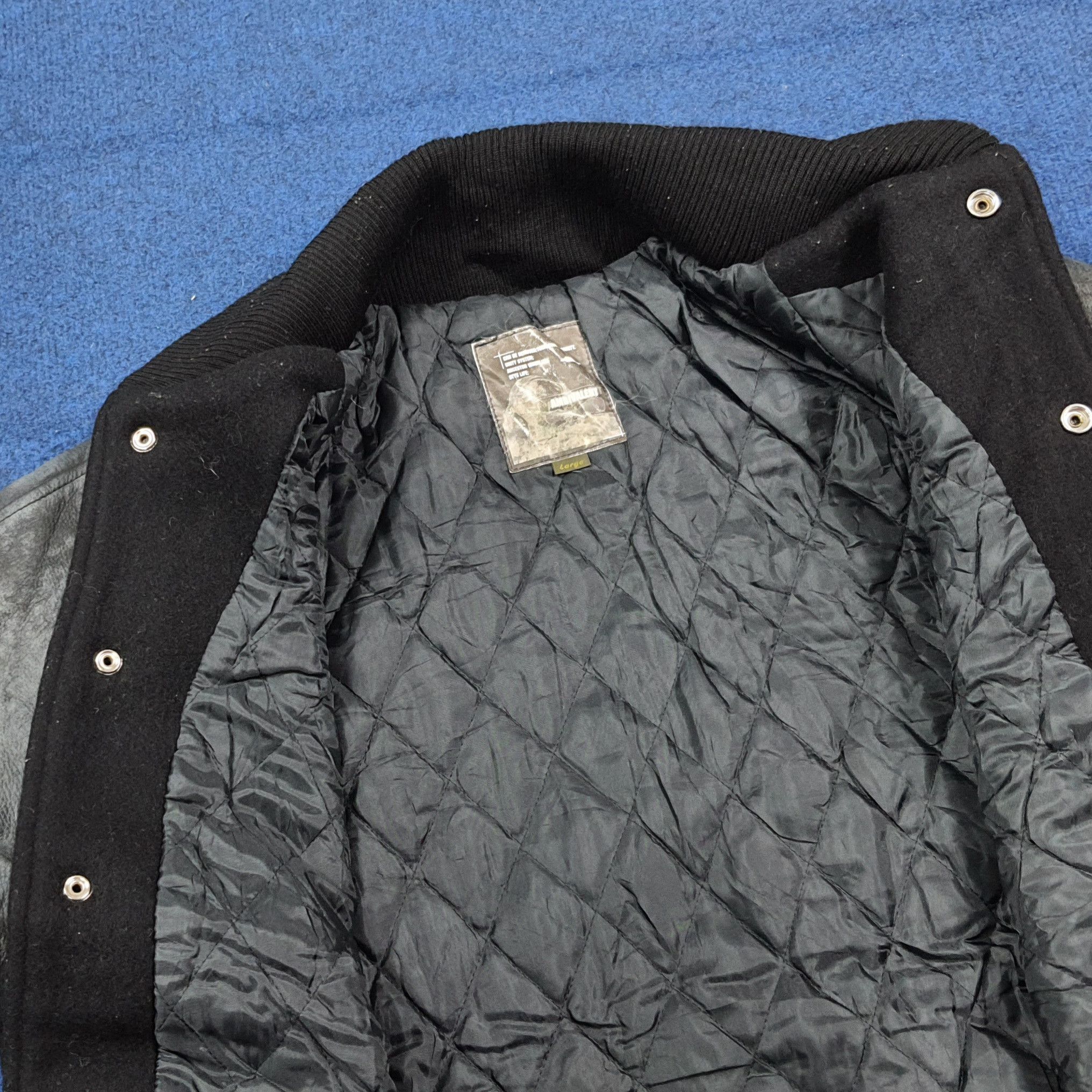 Japanese Brand Vintage Ambivalent Japan Varsity Leather Wool Jacket C278N12 Size US L / EU 52-54 / 3 - 8 Thumbnail
