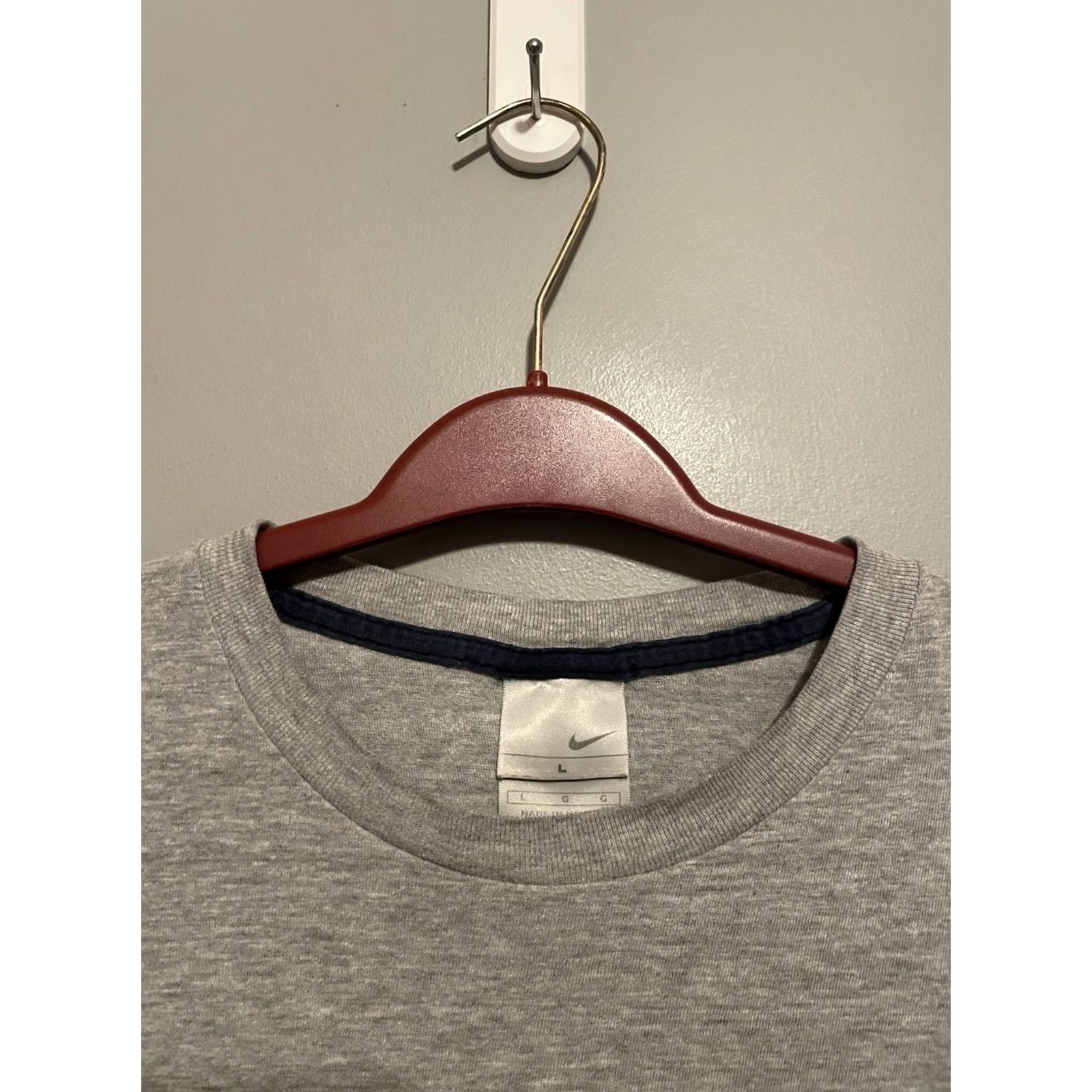 Nike Nike Y2K Vintage Baseball Long Sleeve Shirt Gray Size Large (C353) - Size US L / EU 52-54 / 3 - 3 Thumbnail