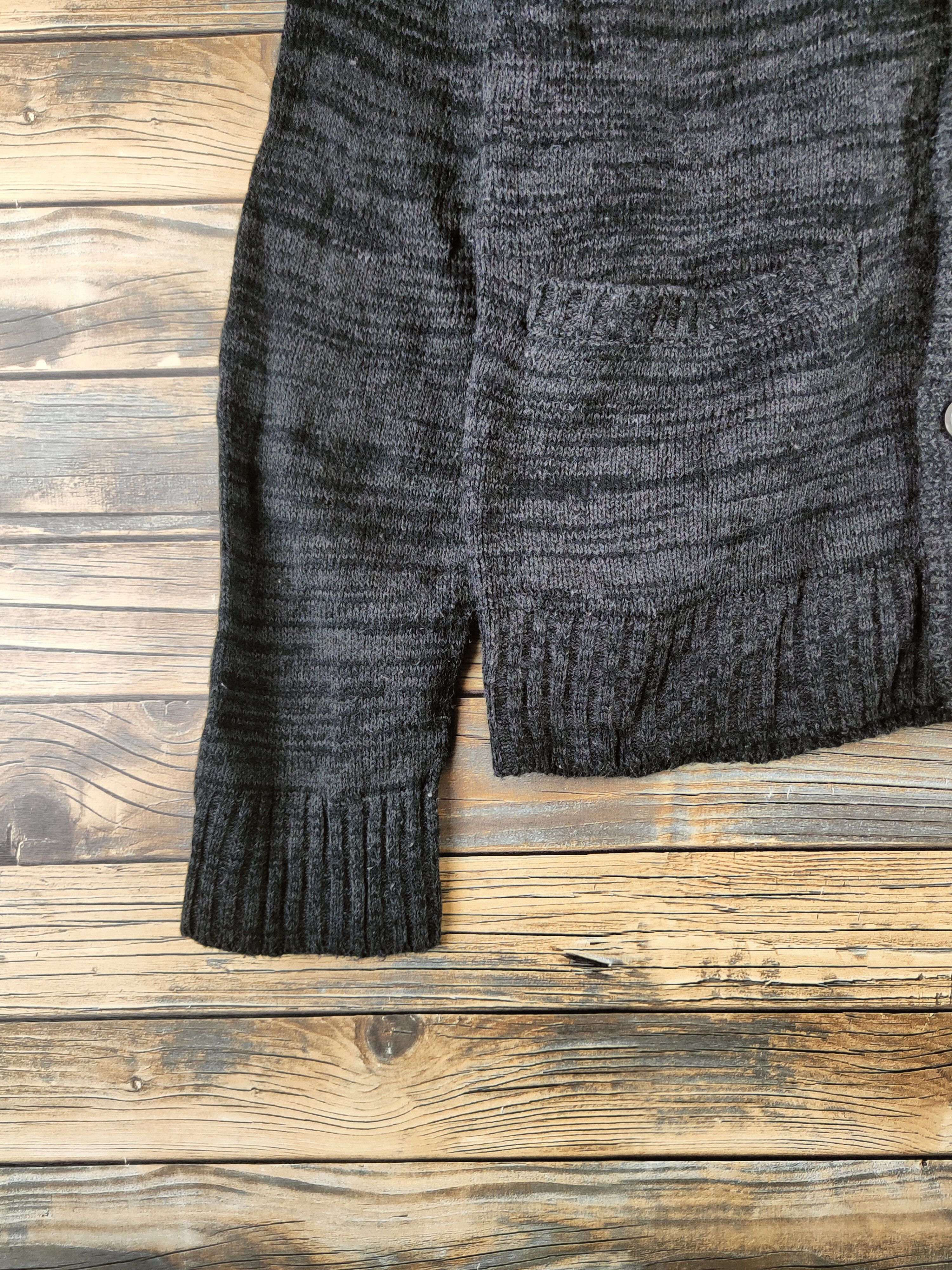 Japanese Brand DL Louis Chavlon Black Hoodie Knitwear Cardigans #46-427 Size US M / EU 48-50 / 2 - 4 Thumbnail