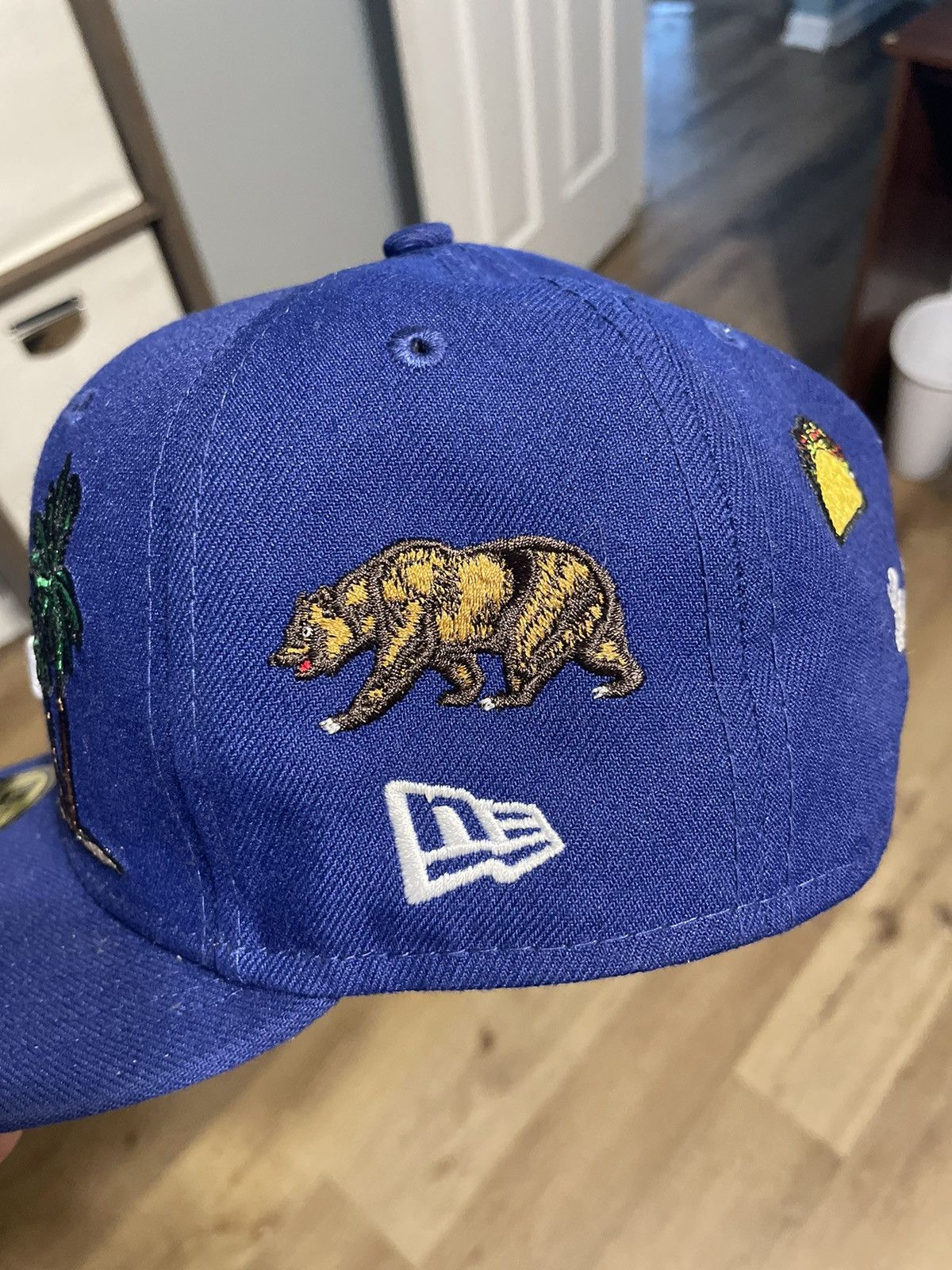 New Era LA Dodgers New Era Patchwork Fitted Cap Size ONE SIZE - 4 Thumbnail