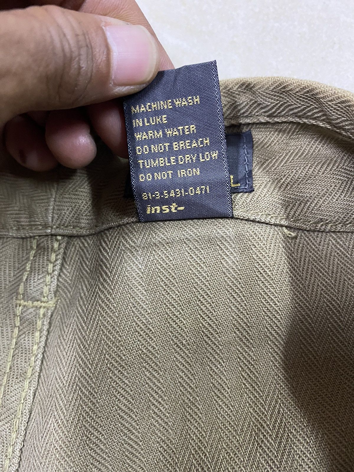 Japanese Brand Orslow Inspired HBT Wide Leg Pants Faded Size US 32 / EU 48 - 14 Thumbnail