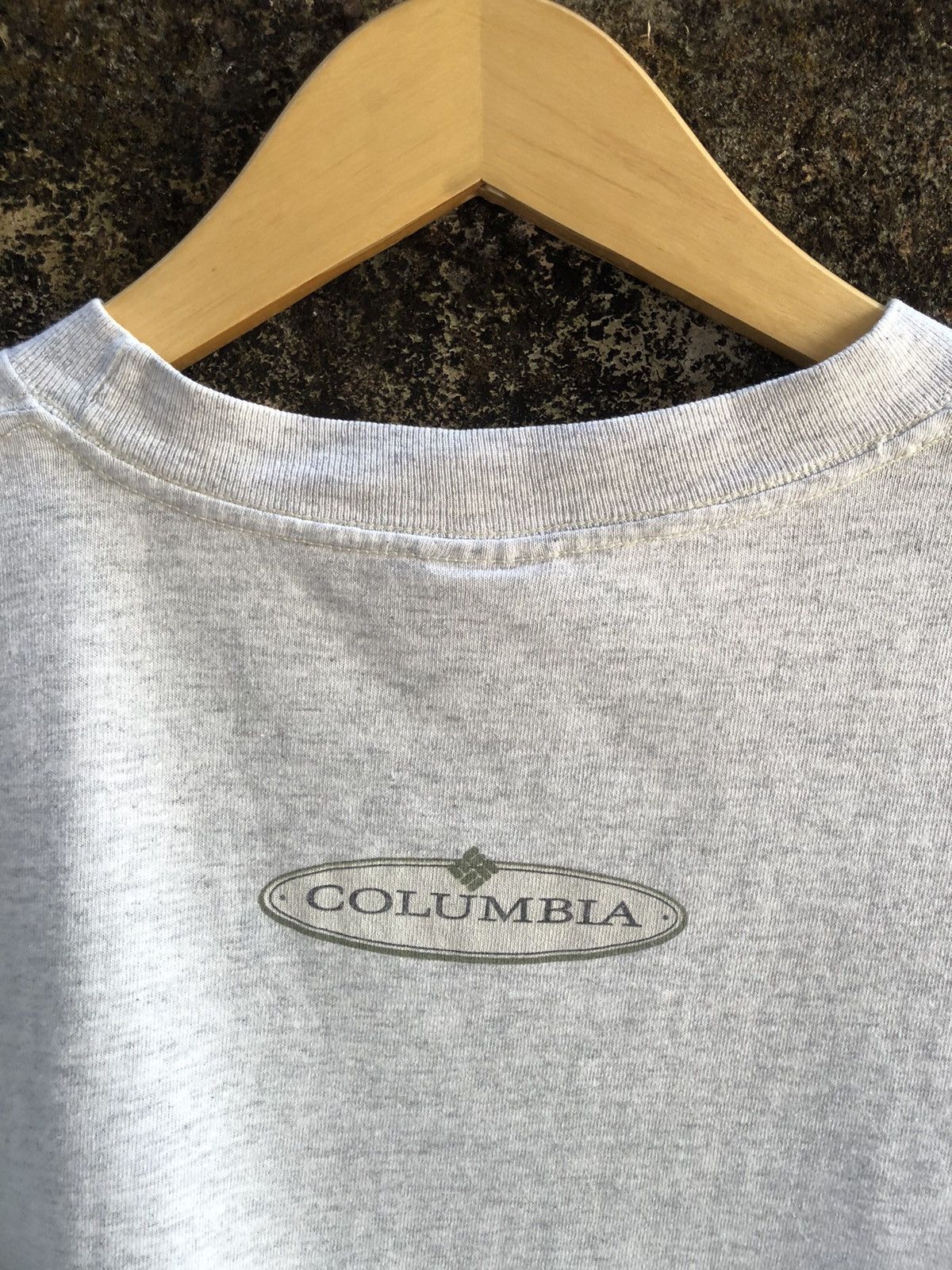 Columbia × Vintage Columbia Vintage 90s Evolution Mankind Fishing T-shirt Size US M / EU 48-50 / 2 - 4 Thumbnail
